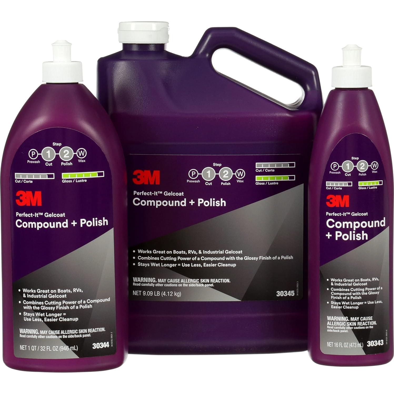 Compuesto y Pulido Gelcoat 3M Perfect-It 30344, 946 mL
