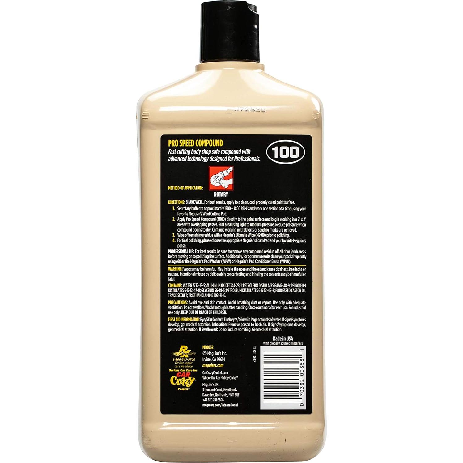 Compuesto de Corte Rápido Meguiar's M10032 - 0.95 L