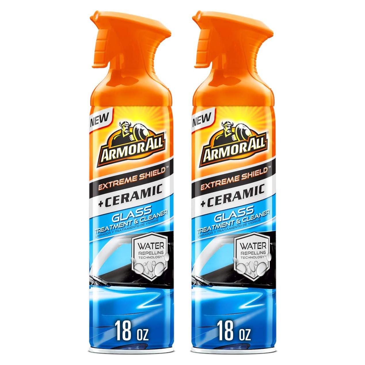 Limpiador de Vidrios Cerámico Armor All 2x18 Oz - Repelente Agua