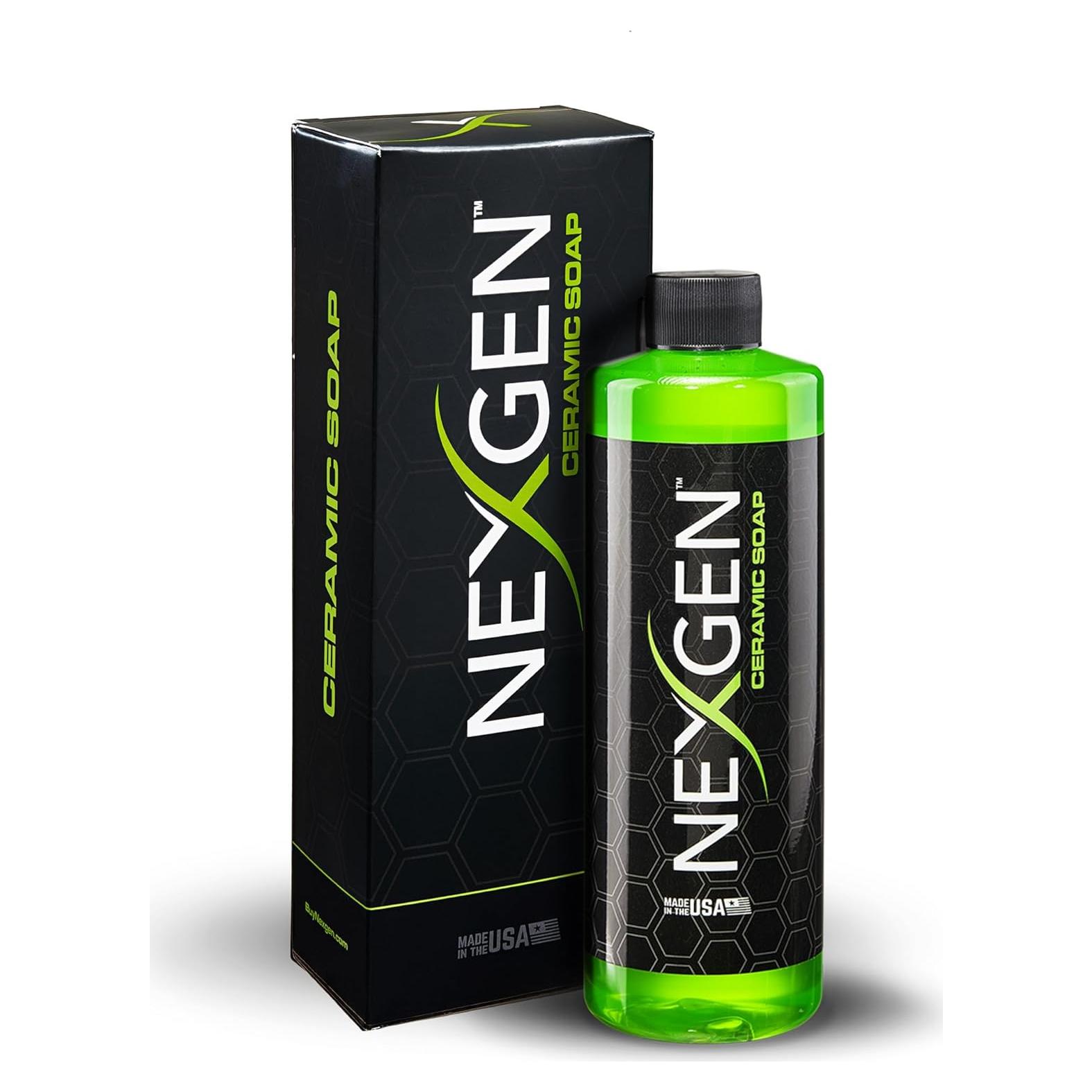 Jabón Cerámico Premium Nexgen 473ml - Lavado de Autos Hidrofóbico