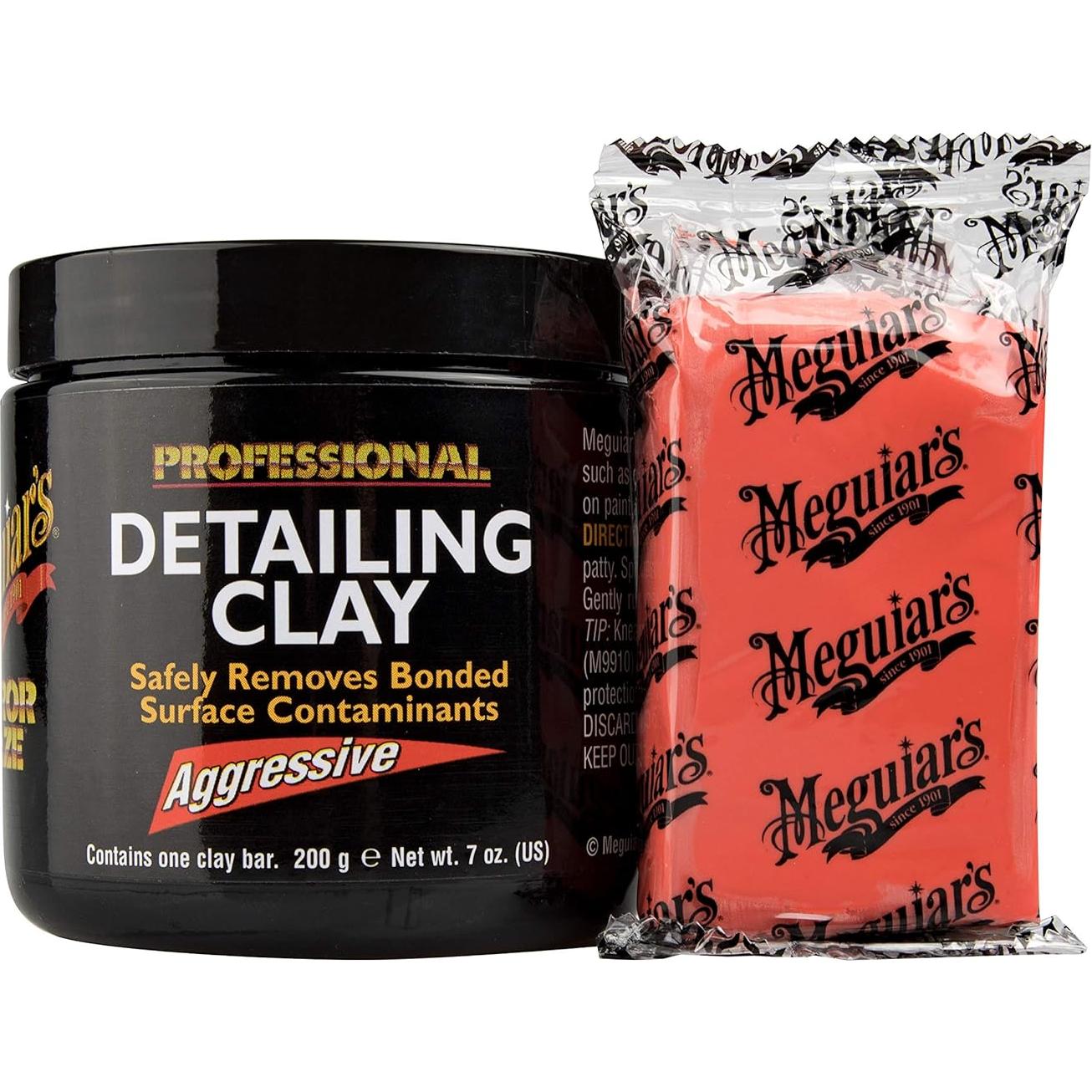 Barra de Arcilla Profesional Meguiar's C2100 - 200g para Detailing