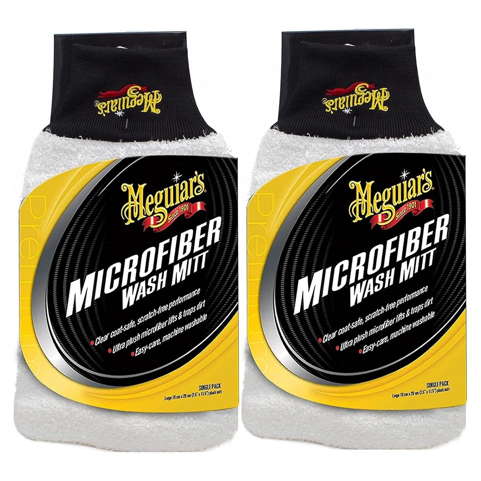 Mitón de Microfibra para Lavado Meguiar's X3002 - Paquete de 2
