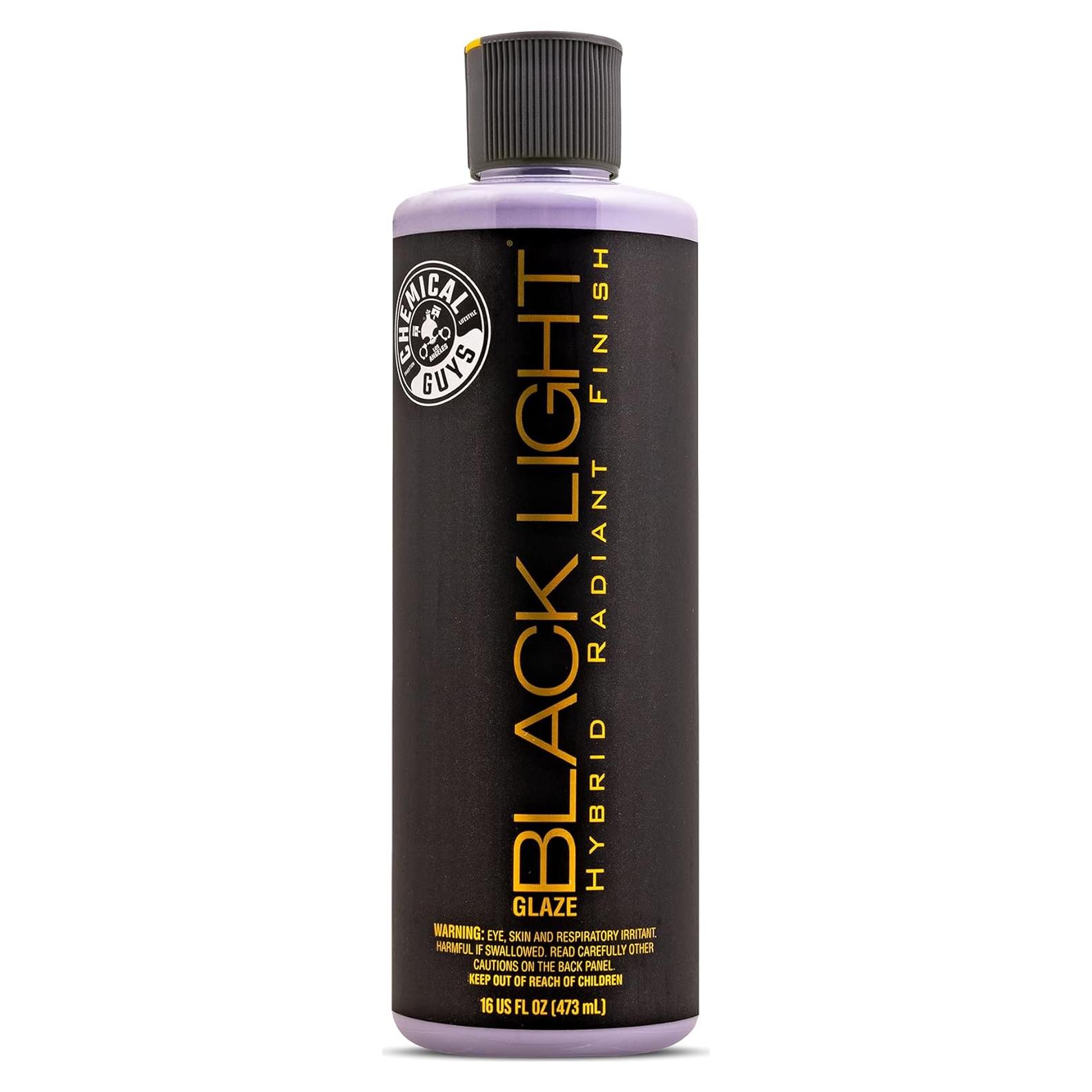 Glaseado y Sellador Chemical Guys Black Light 473 ml - Brillo y Protección para Autos Oscuros