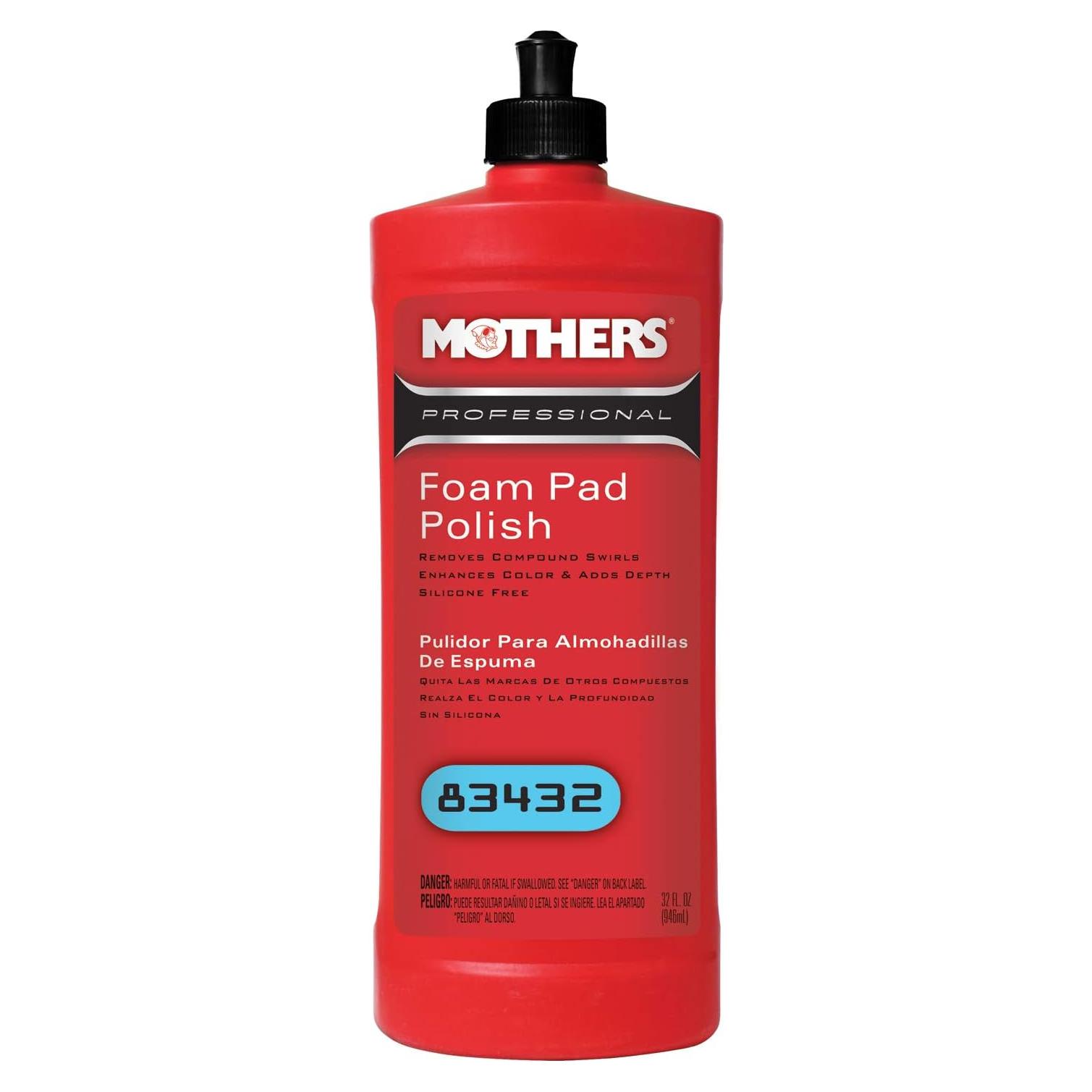 Pulidor de Almohadilla de Espuma Mothers 83432 0.95 L Profesional