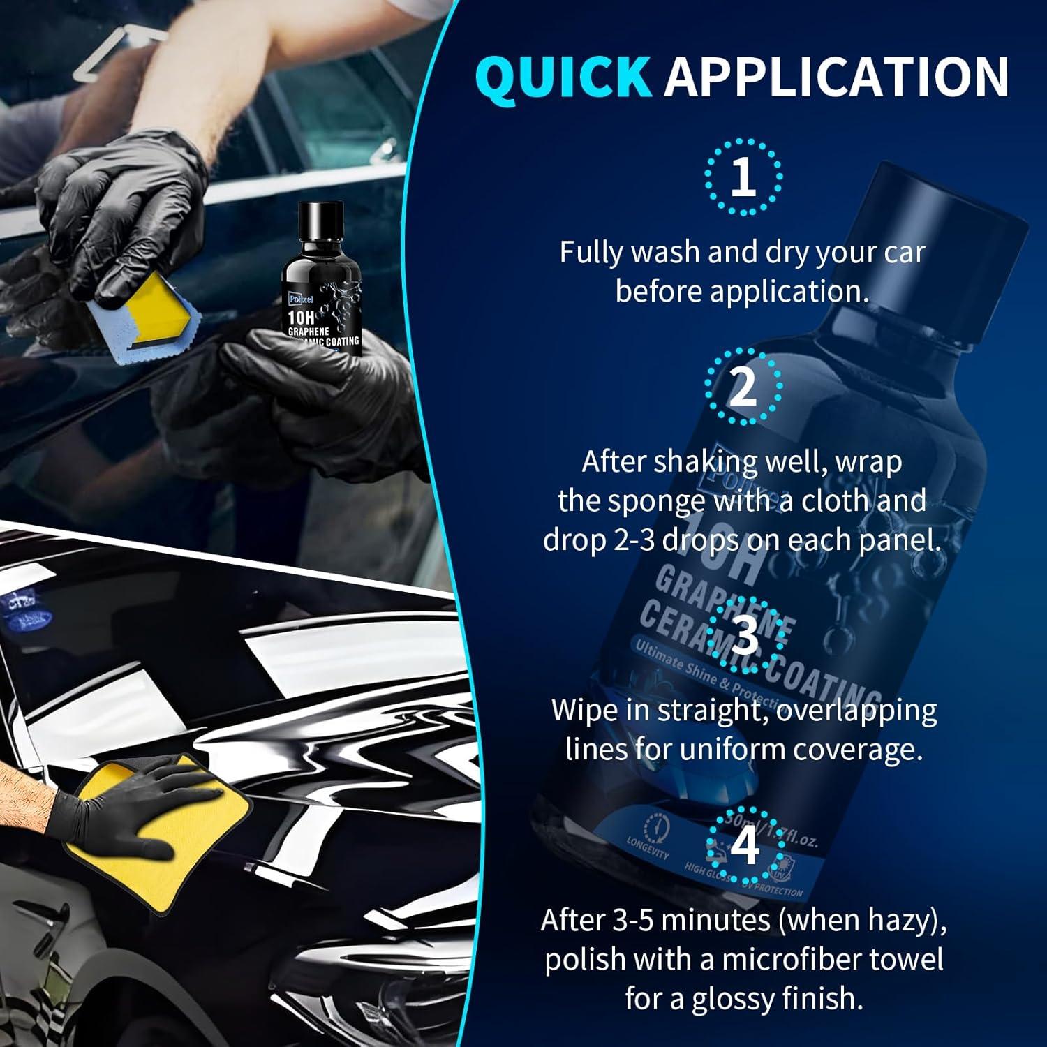 Sellador Cerámico 10H POLIXEL para Pintura de Auto 48.51g