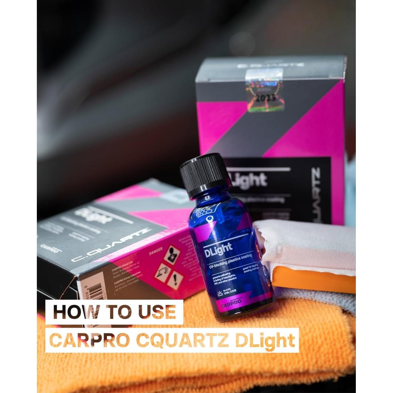 Recubrimiento Cerámico CARPRO CQUARTZ DLight 50ml - Protección UV