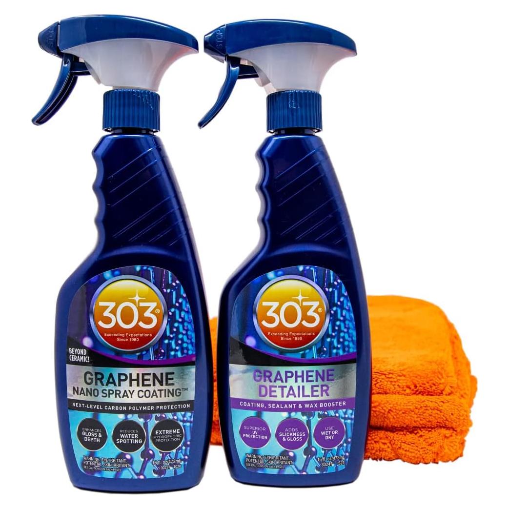 Kit de Detallado de Automóviles 303 - Grafeno Nano y Microfibra