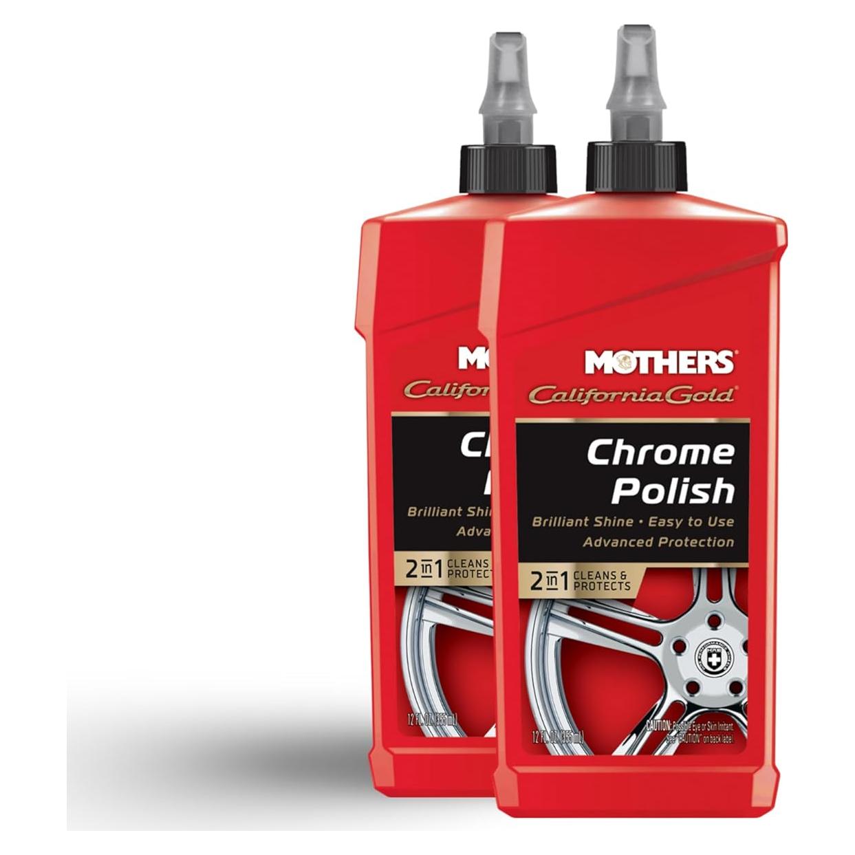 Pulidor de Cromo Mothers 340g - Pack de 2