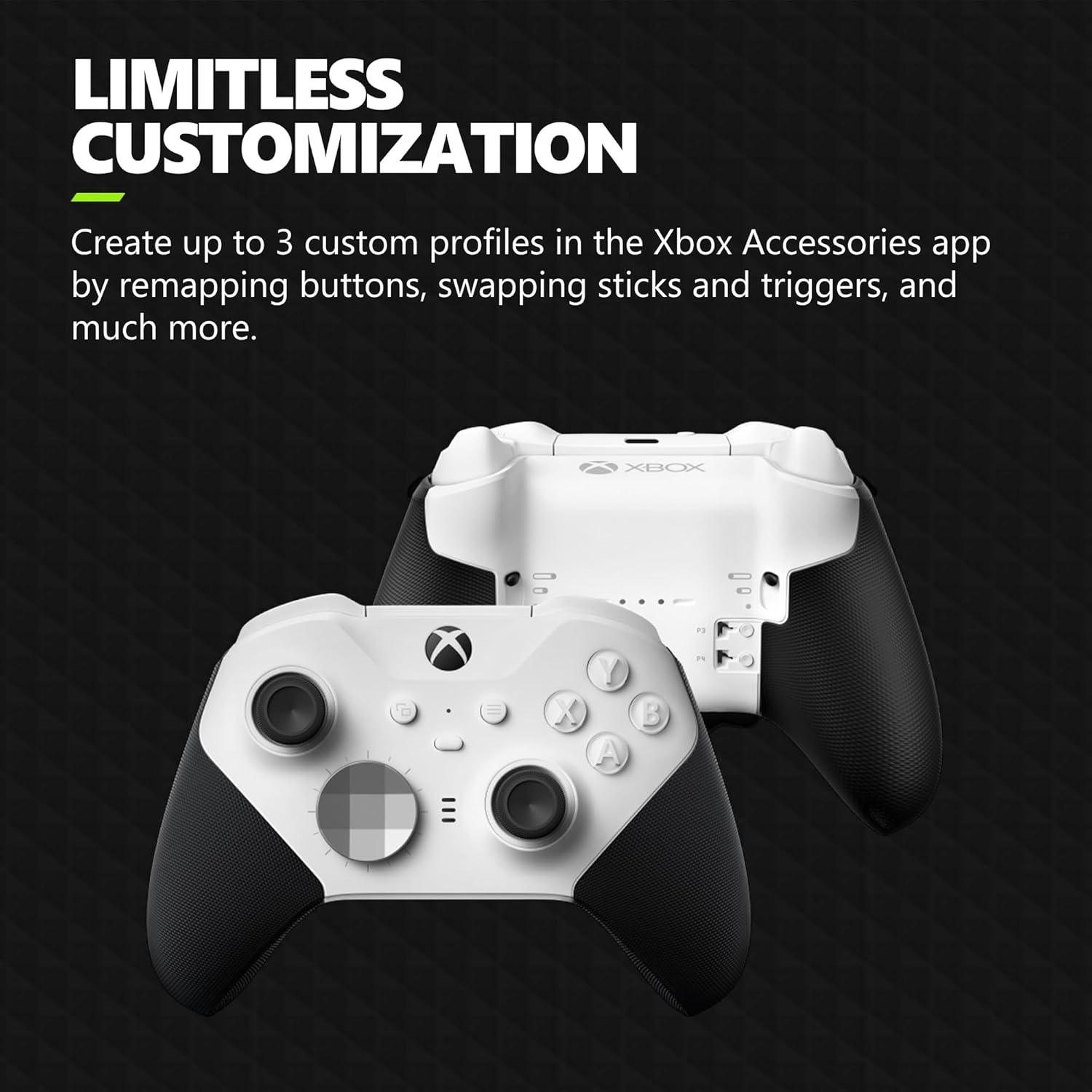 Controlador Inalámbrico Xbox Elite Series 2 - Blanco - Personalizable