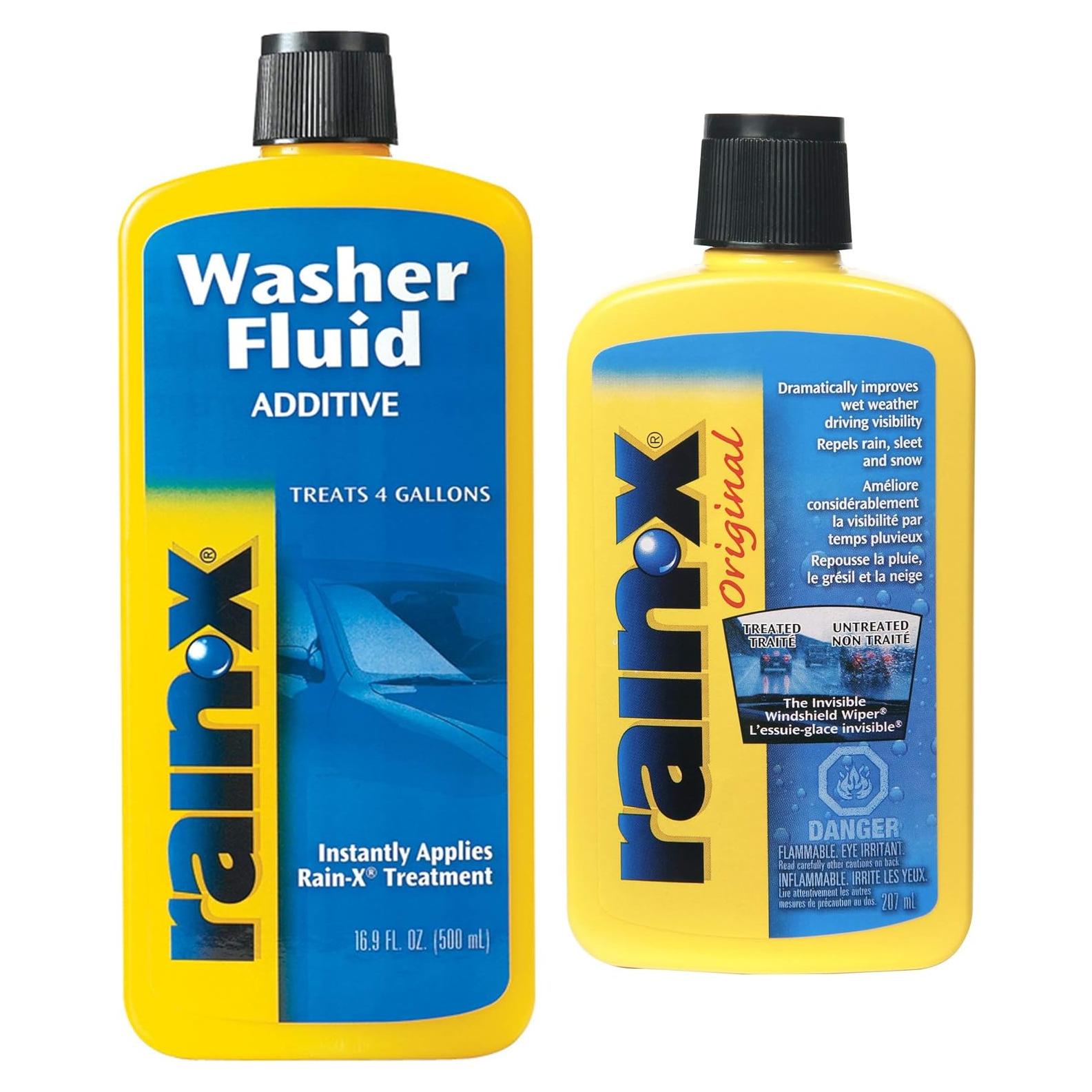 Aditivo para Líquido Limpiaparabrisas Rain-X 500 ml + Tratamiento Parabrisas 200 ml
