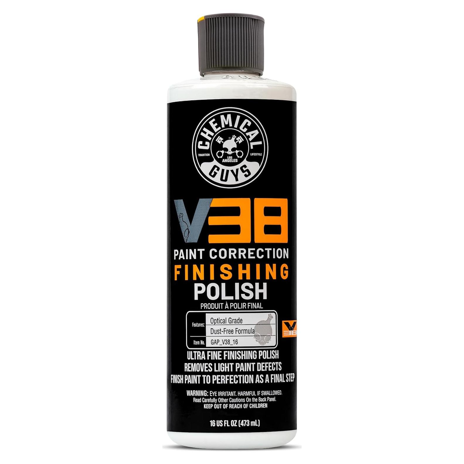 Pulido Final Óptico Chemical Guys V38 16 oz - Blanco