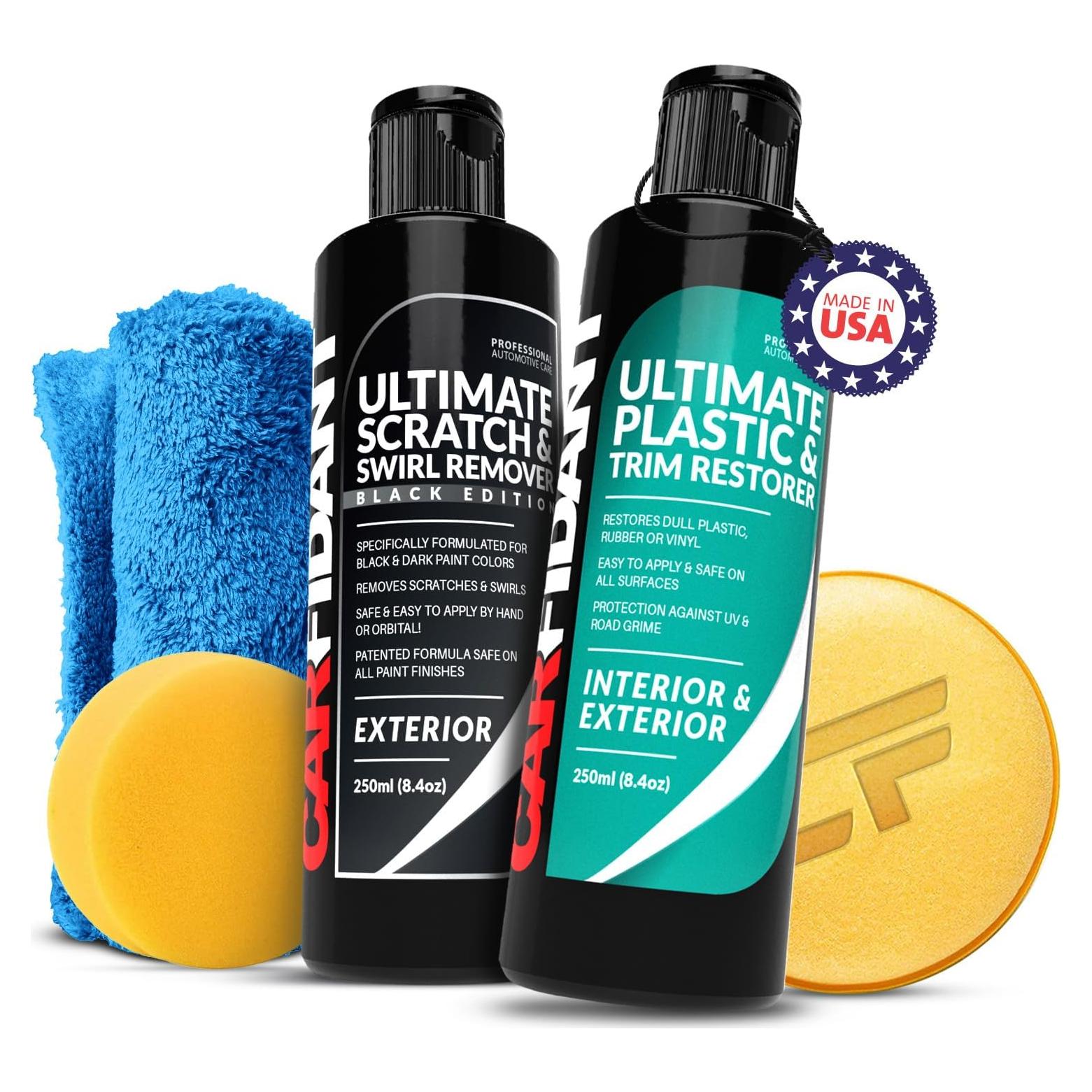 Kit de Eliminación de Rayones y Restaurador Carfidant - Detallado de Autos