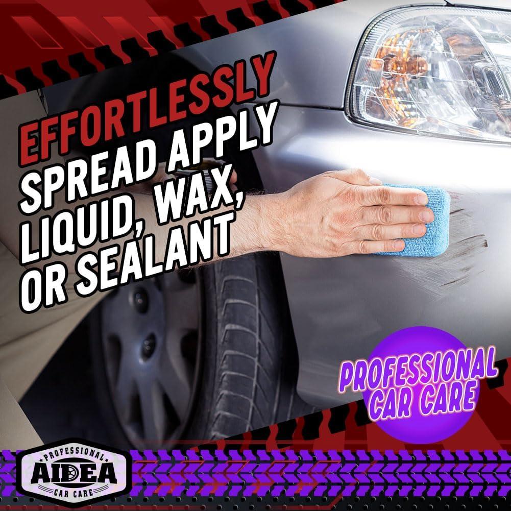 Almohadillas de Aplicación de Microfibra AIDEA 8 Piezas Azul