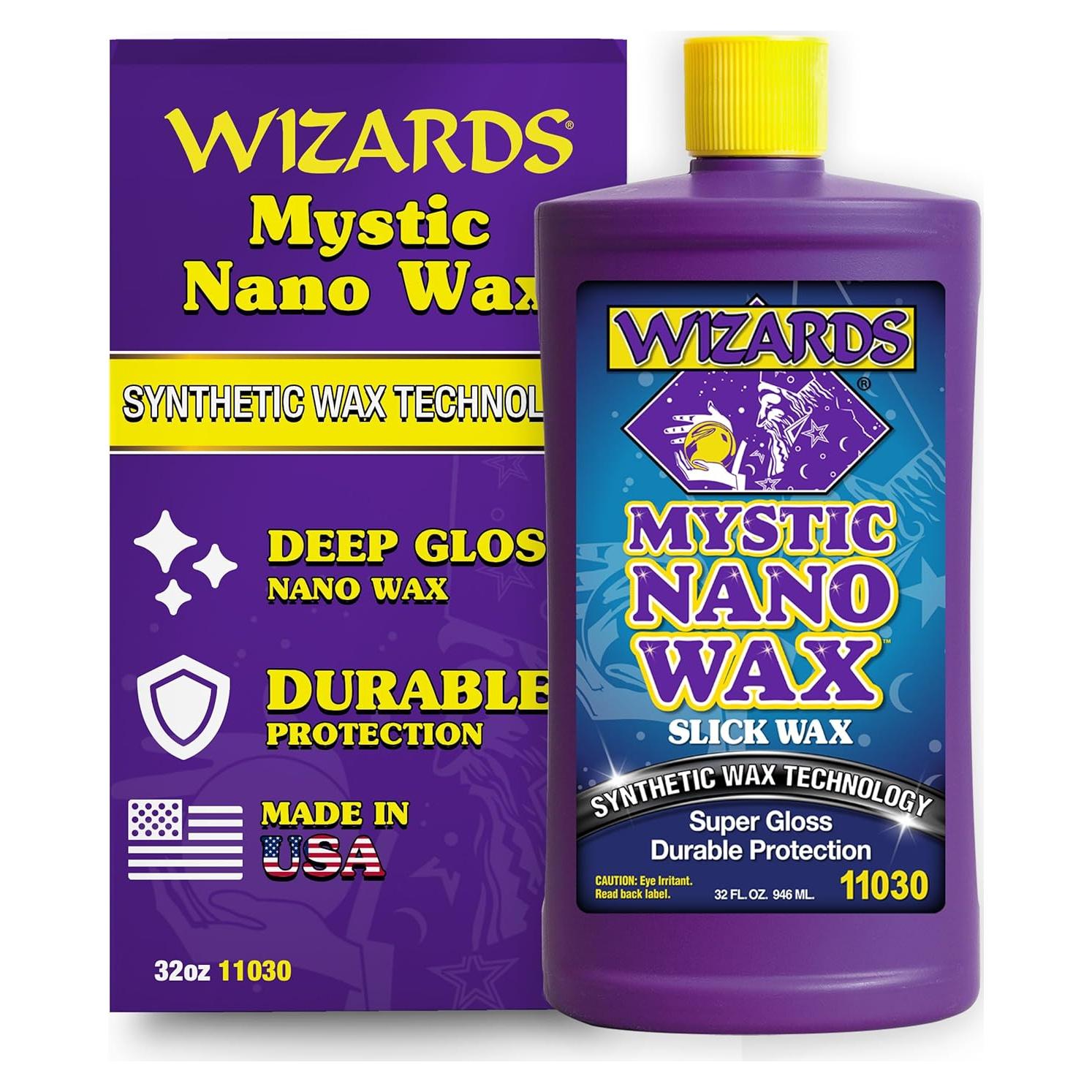 Cera Pulidora Nano Mística Wizards 946 ml - Brillo y Protección