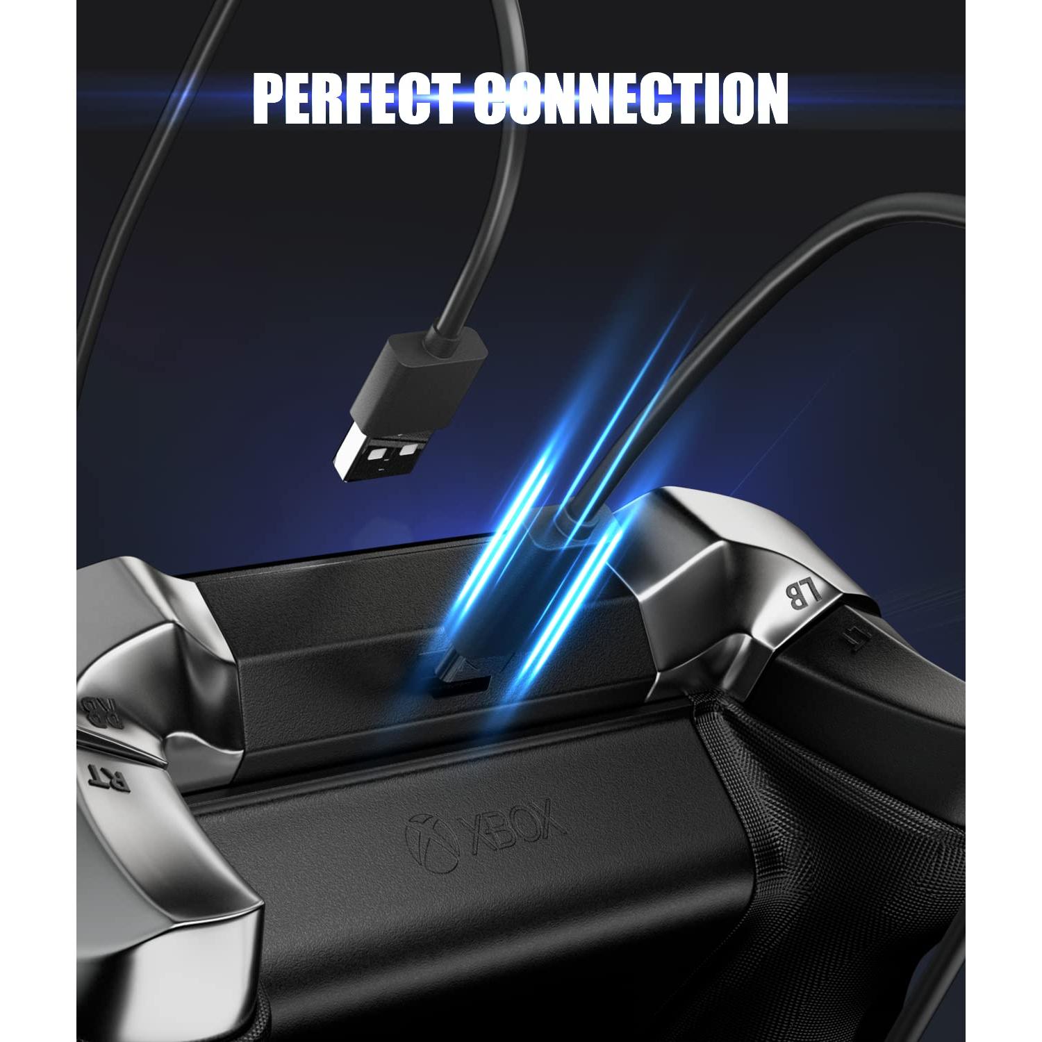 Cable de carga USB C Berlat 2,01 m para PS5 y Xbox