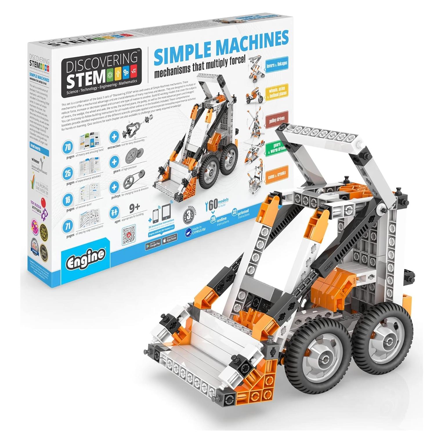 Engino Juguetes STEM Máquinas Simples 60 Modelos 9+