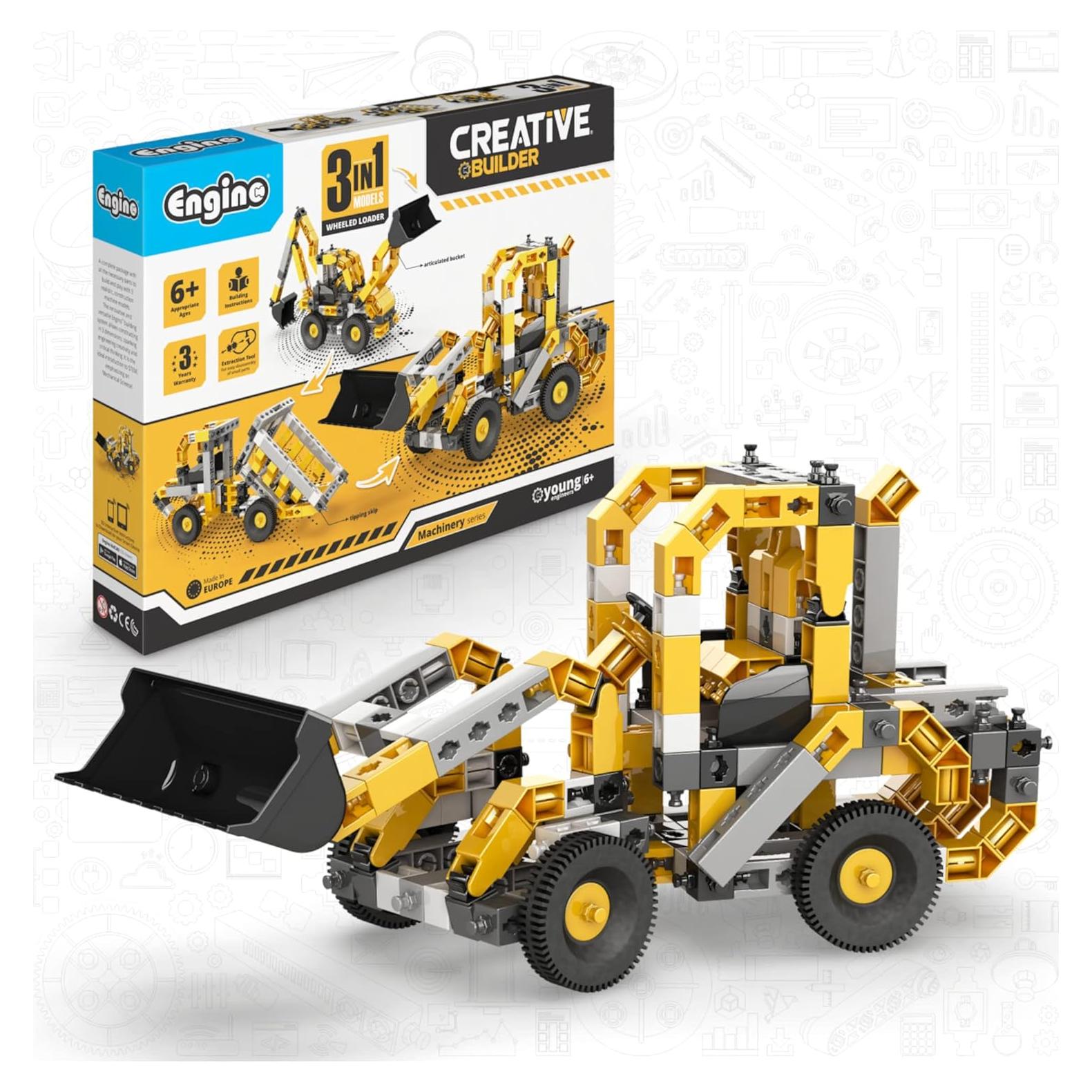 Engino Constructor Creativo - Cargador con Ruedas - Juguete STEM 6+