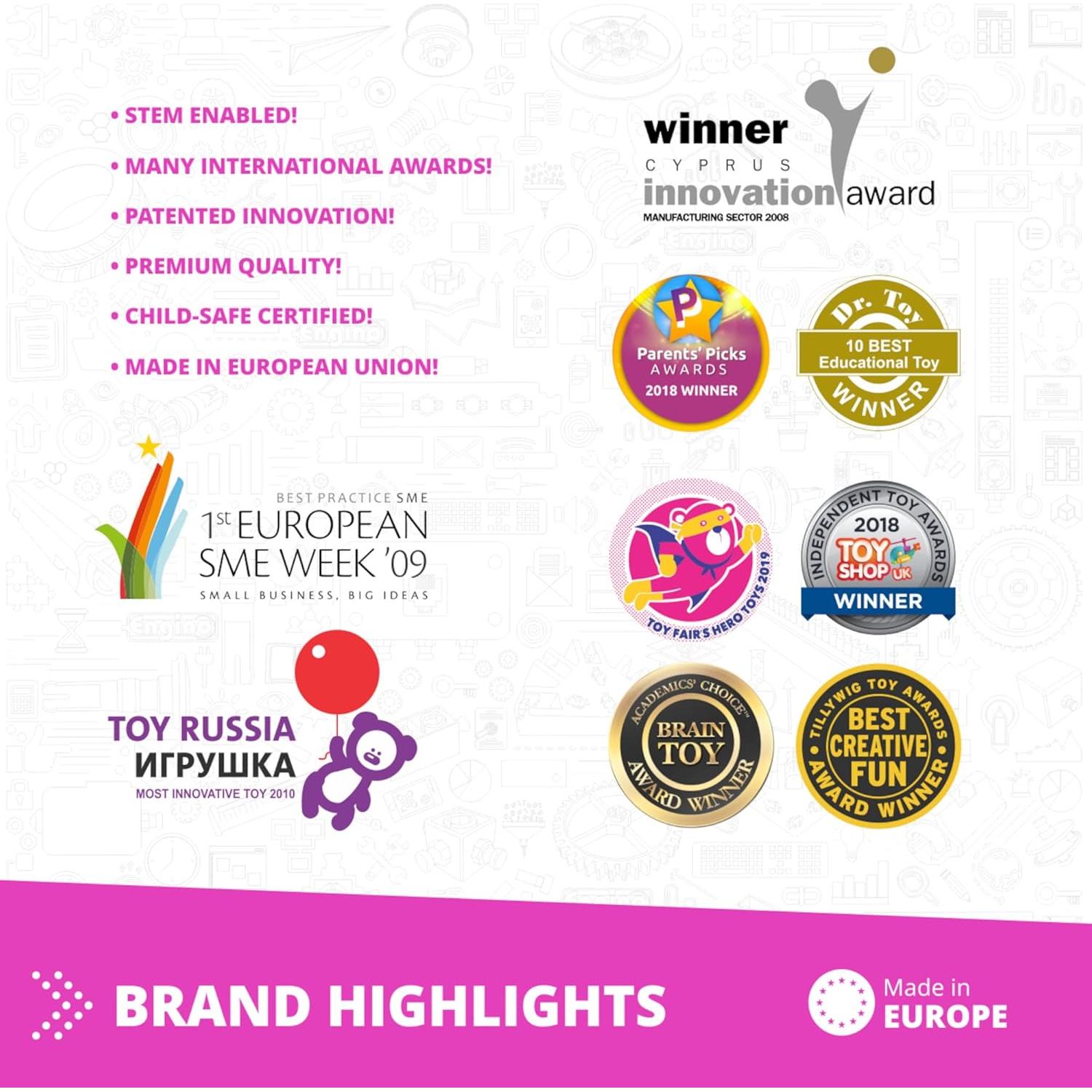 Engino Set de Construcción STEM 15 Modelos para Niñas 6+