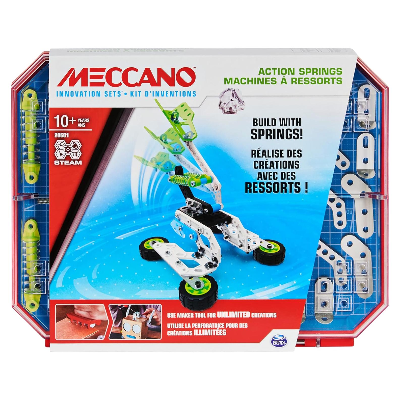 Juego de Innovación con Resortes Meccano 217 Piezas STEAM