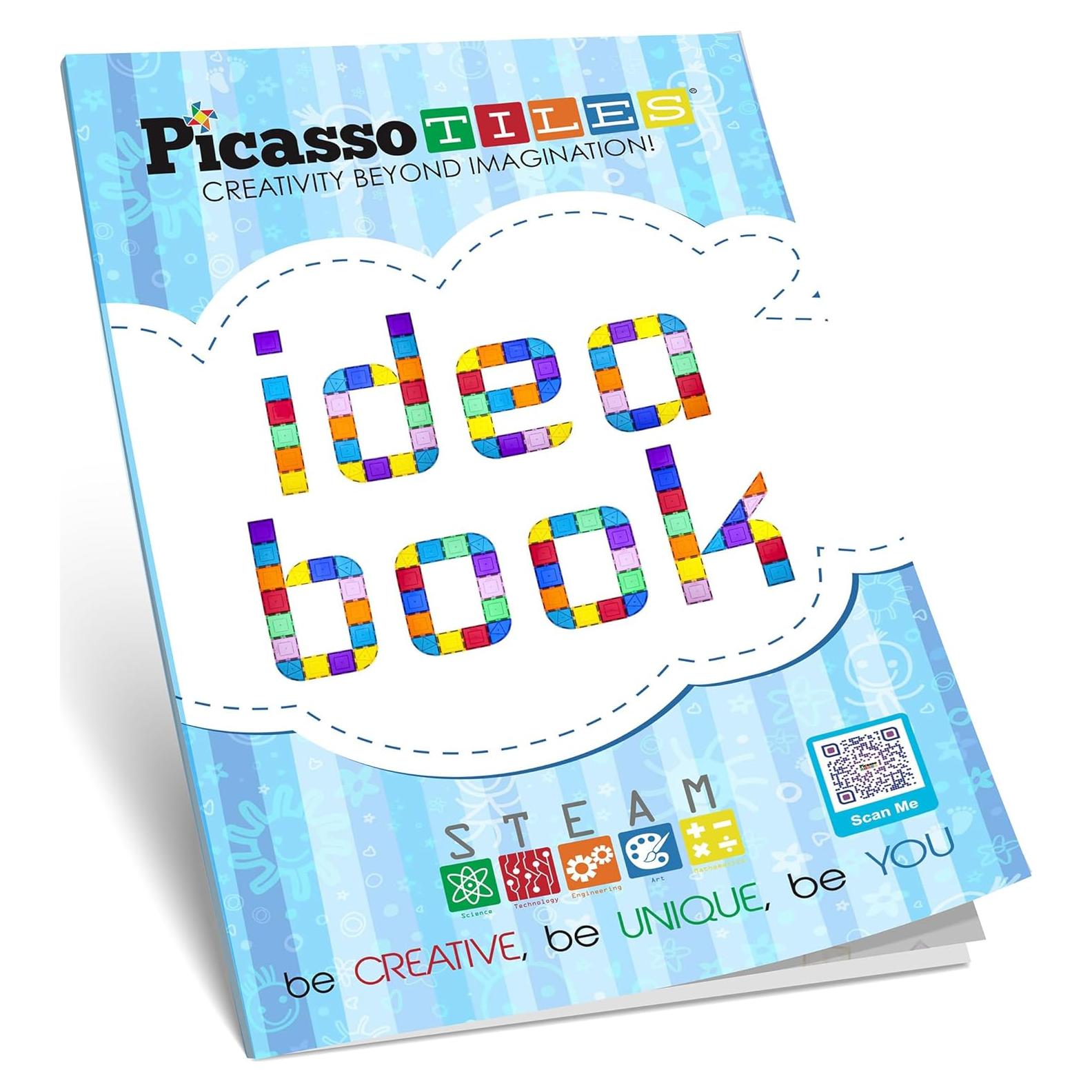 Libro de Ideas de Construcción PicassoTiles 230 Páginas STEM