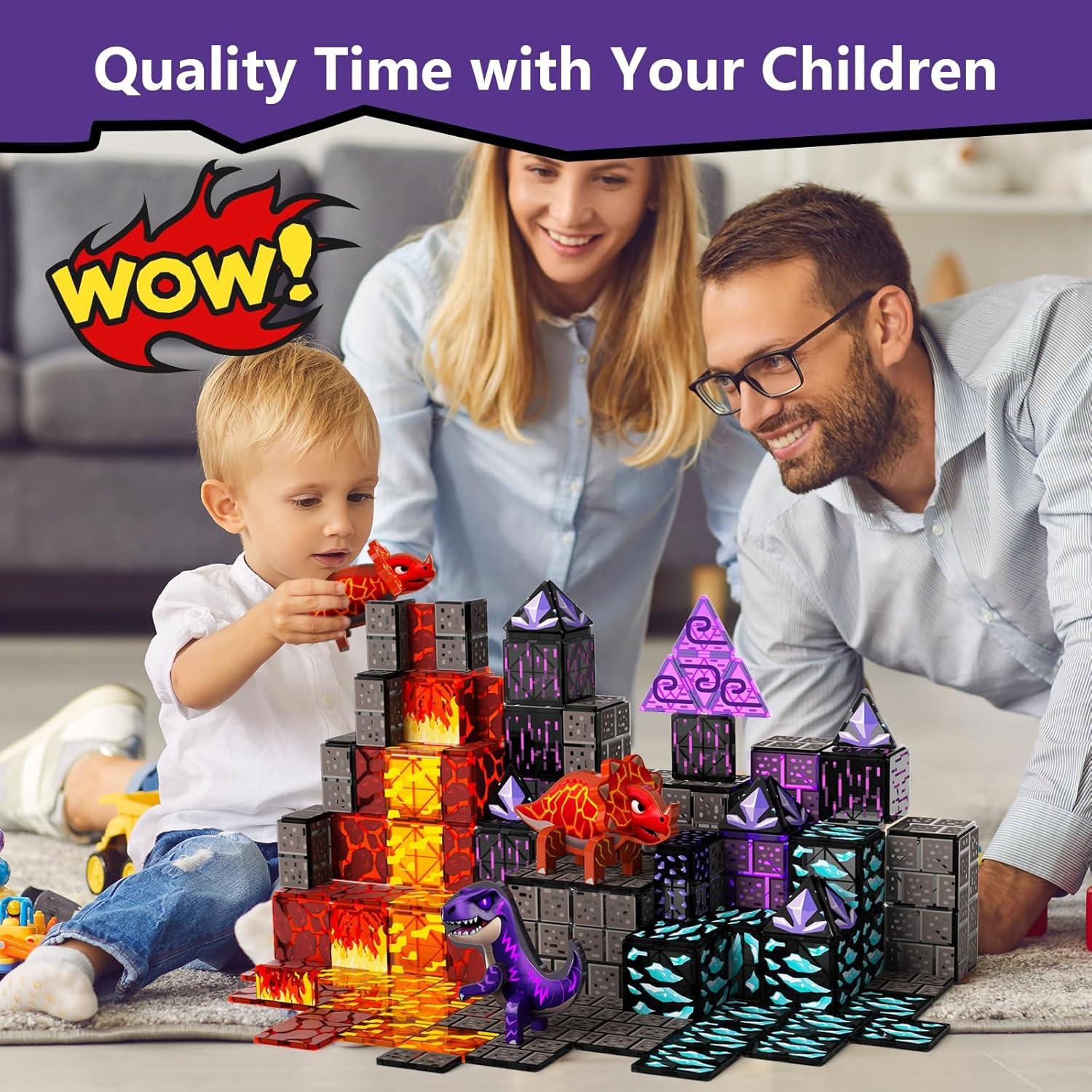 Juego de Construcción Magnética GobiDex Dinosaurios 1.07 kg