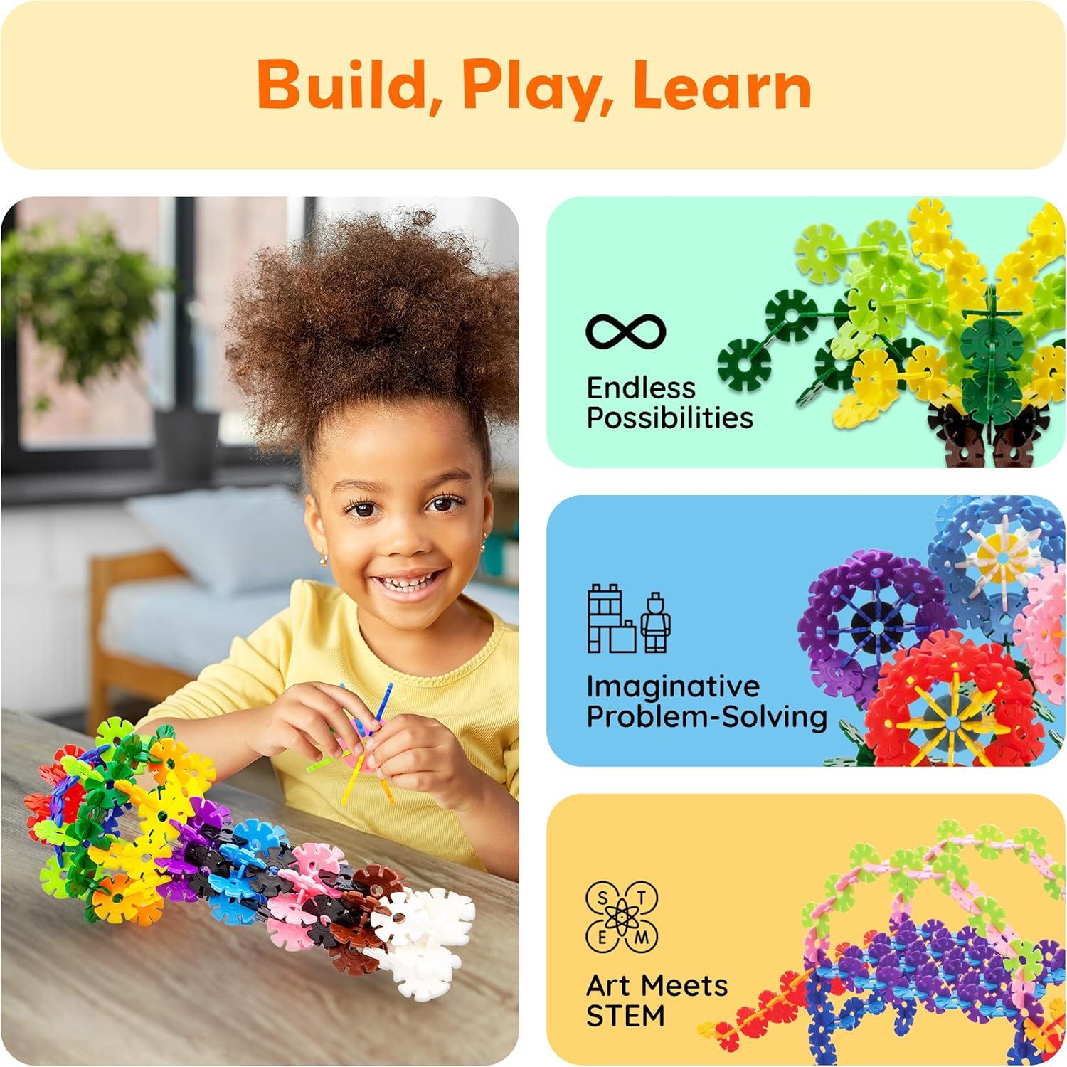 PicassoTiles Bloques de Construcción Interconectables 108 Piezas