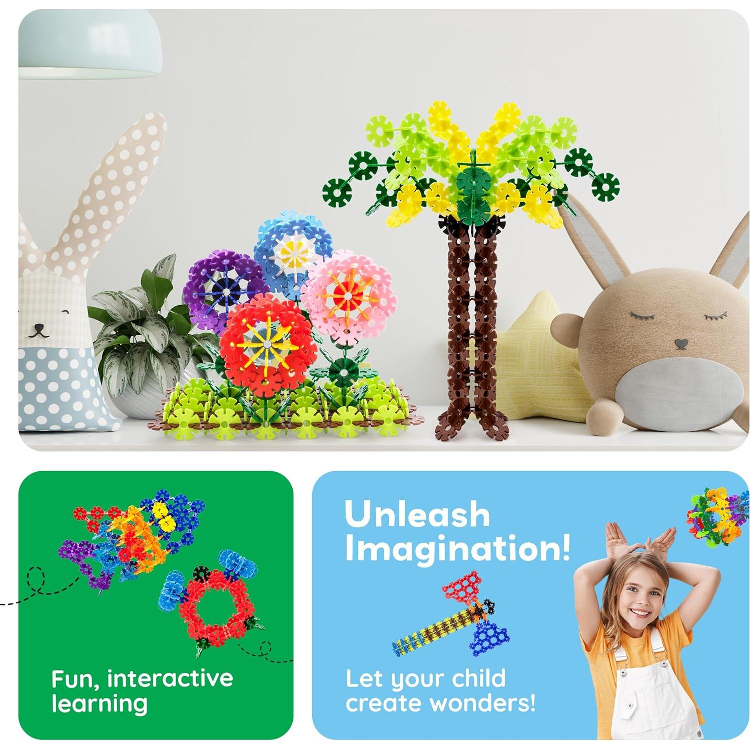 PicassoTiles Bloques de Construcción Interconectables 108 Piezas