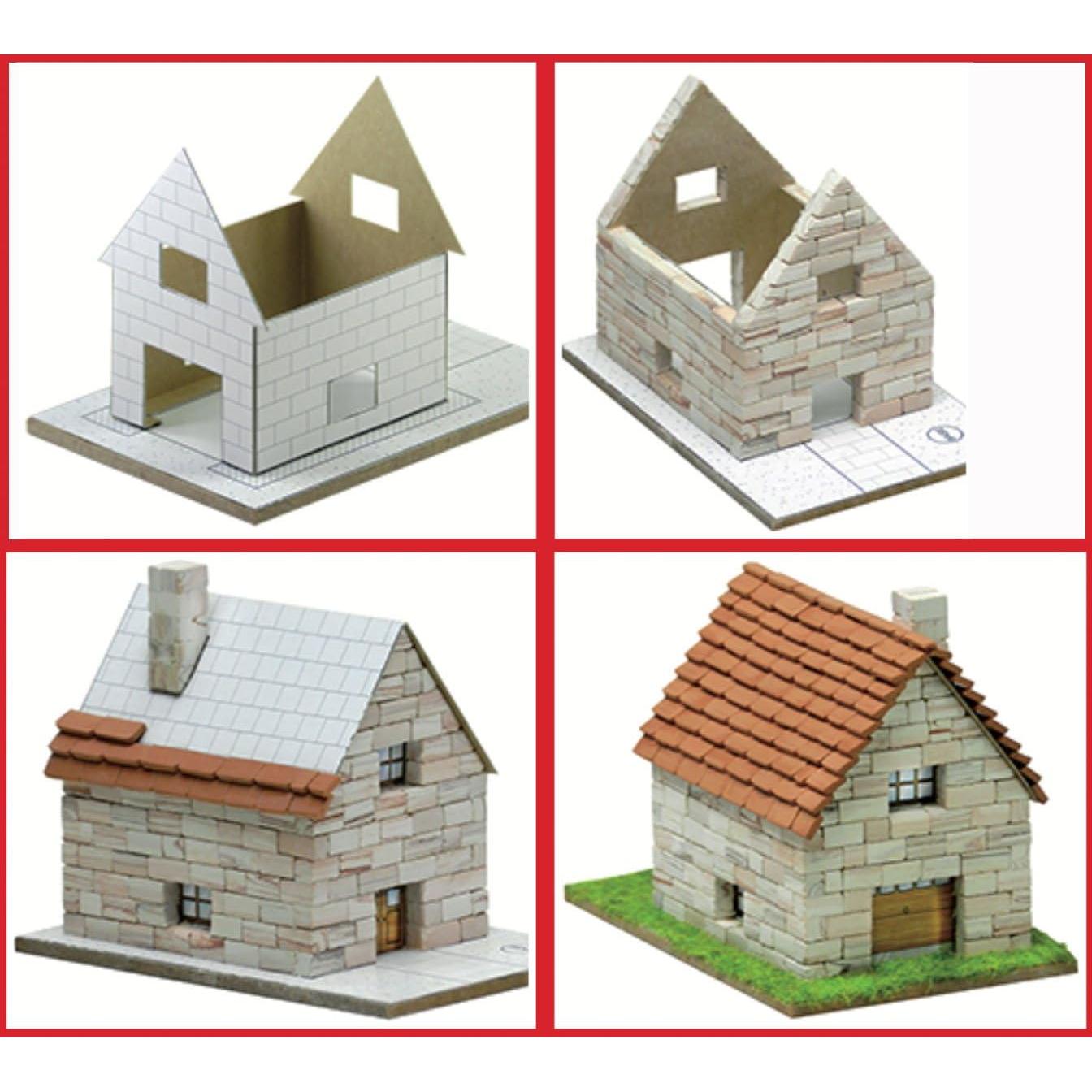 Kit de Modelo Casa Aedes Ars Mini Chalet Cerámica 110x70x80mm