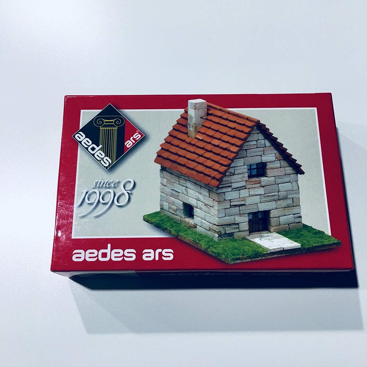 Kit de Modelo Casa Aedes Ars Mini Chalet Cerámica 110x70x80mm