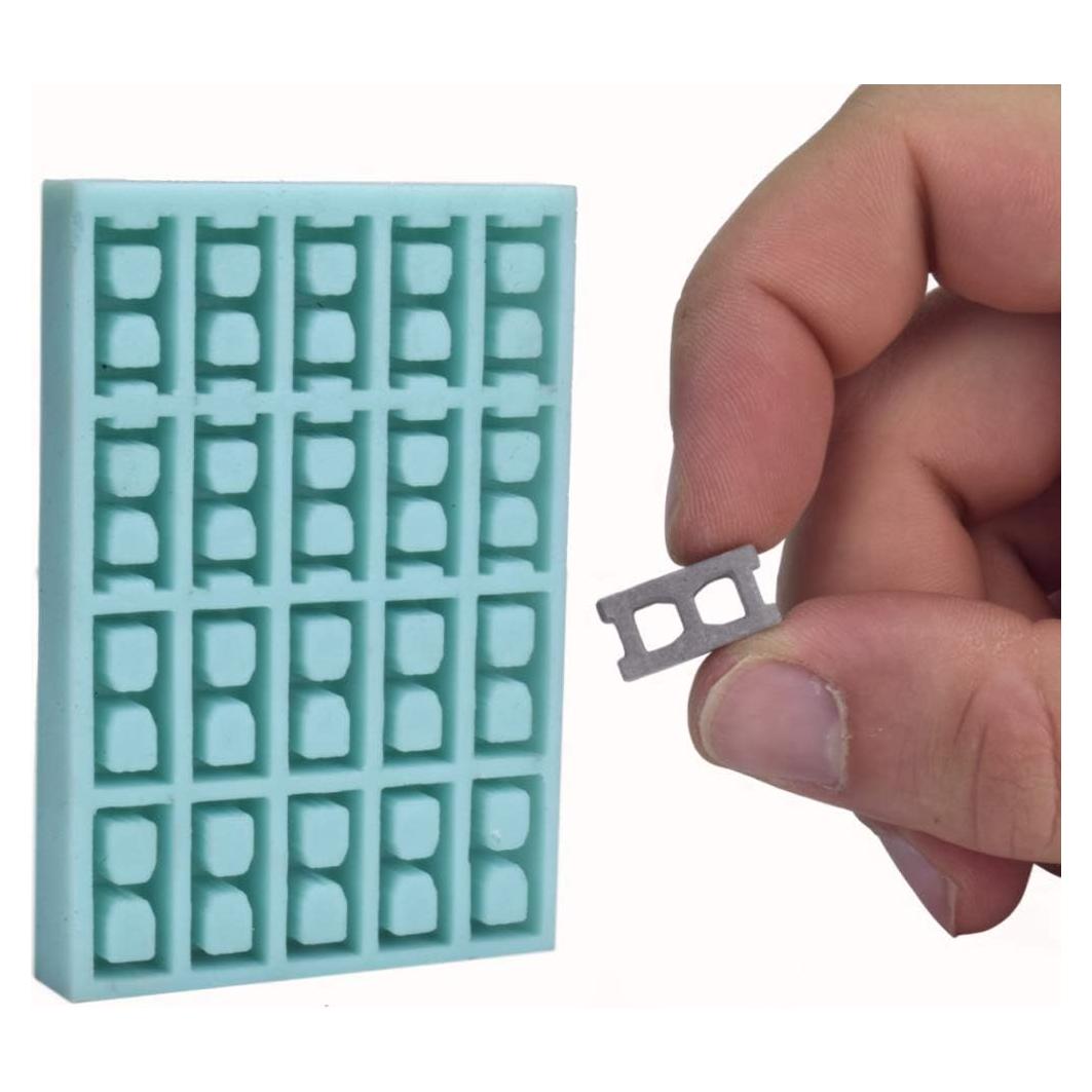 Molde de Bloque de Ceniza Miniatura Acacia Grove 1:24 Silicona