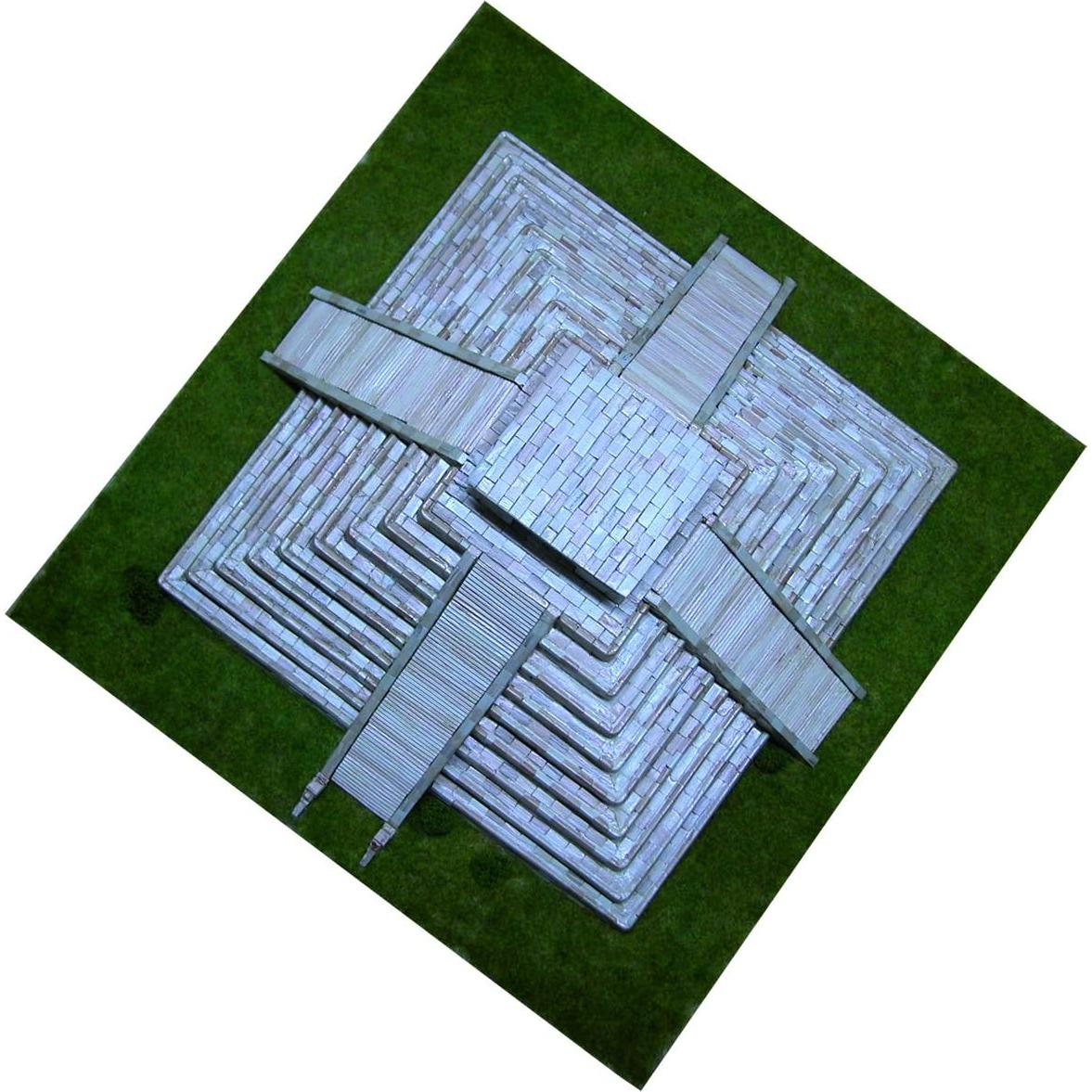 Kit de Modelo Templo de Kukulcan Aedes Ars 4500 Piezas