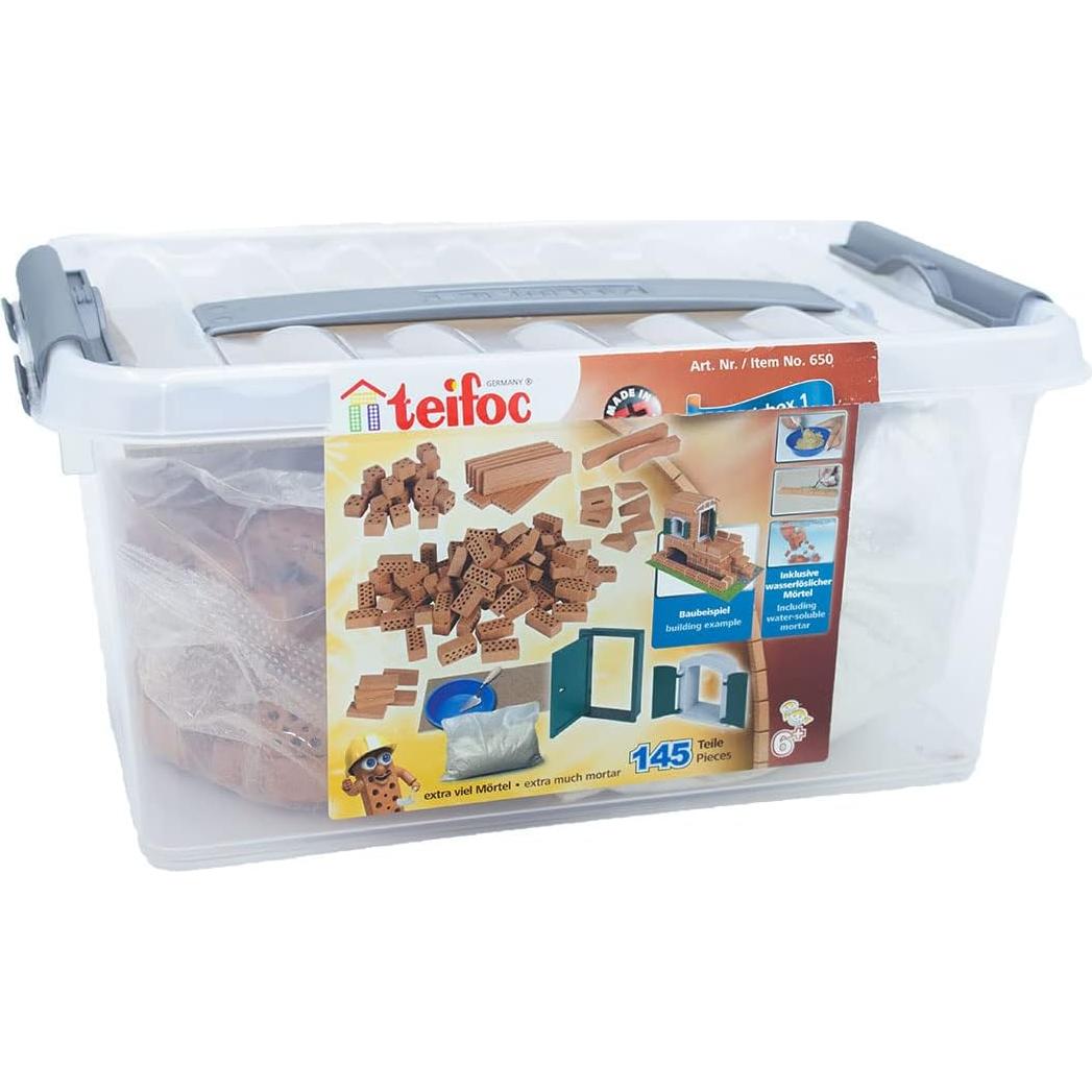 Caja Creativa Teifoc 650 - Kit de Construcción 145 Piezas
