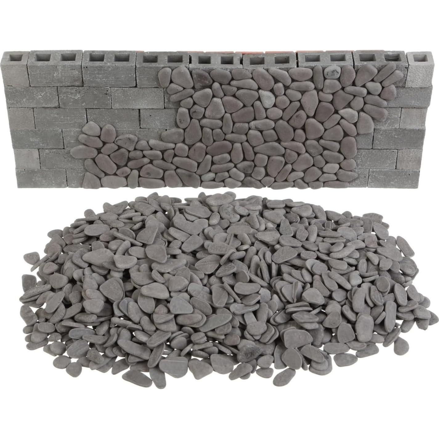 900 Ladrillos Mini para Manualidades REDUCIO! 1:12 Yeso