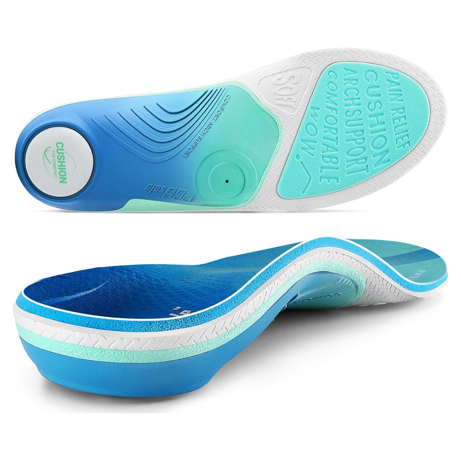 PCSsole Plantillas Ortopédicas Verde para Fascitis Plantar