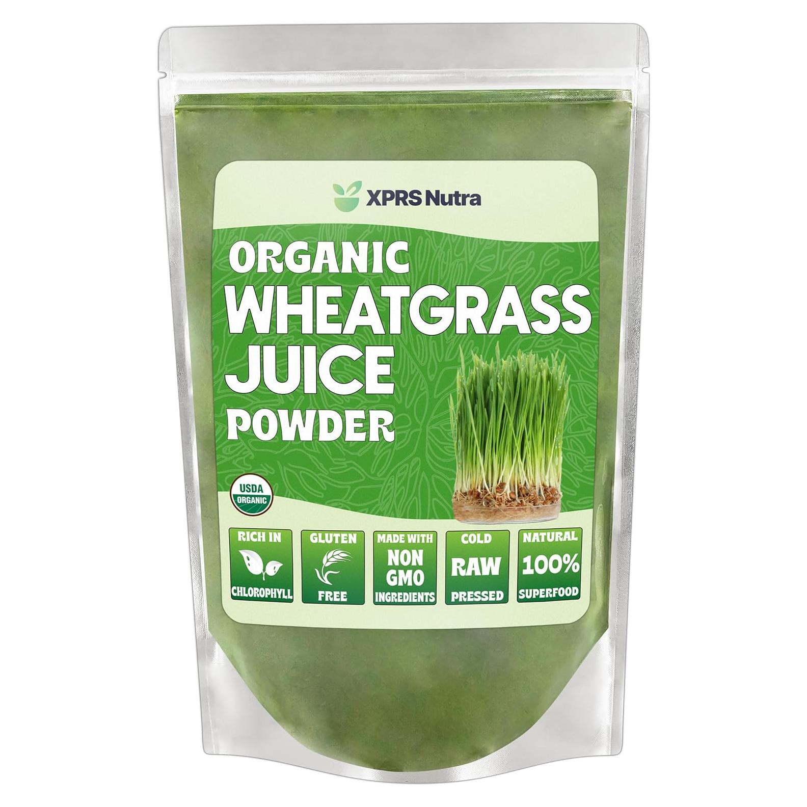 Polvo de Jugo de Pasto de Trigo Orgánico XPRS Nutra 113.4g