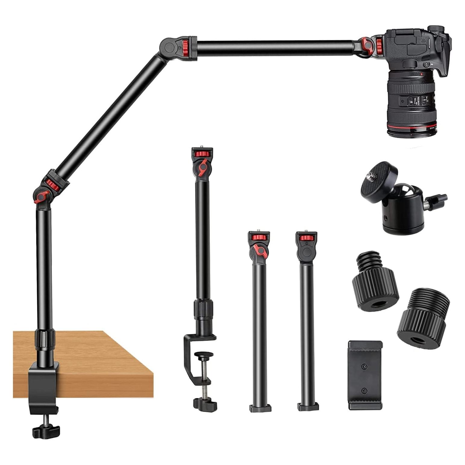 Soporte de cámara de escritorio DImotliyor 3 secciones 2 kg