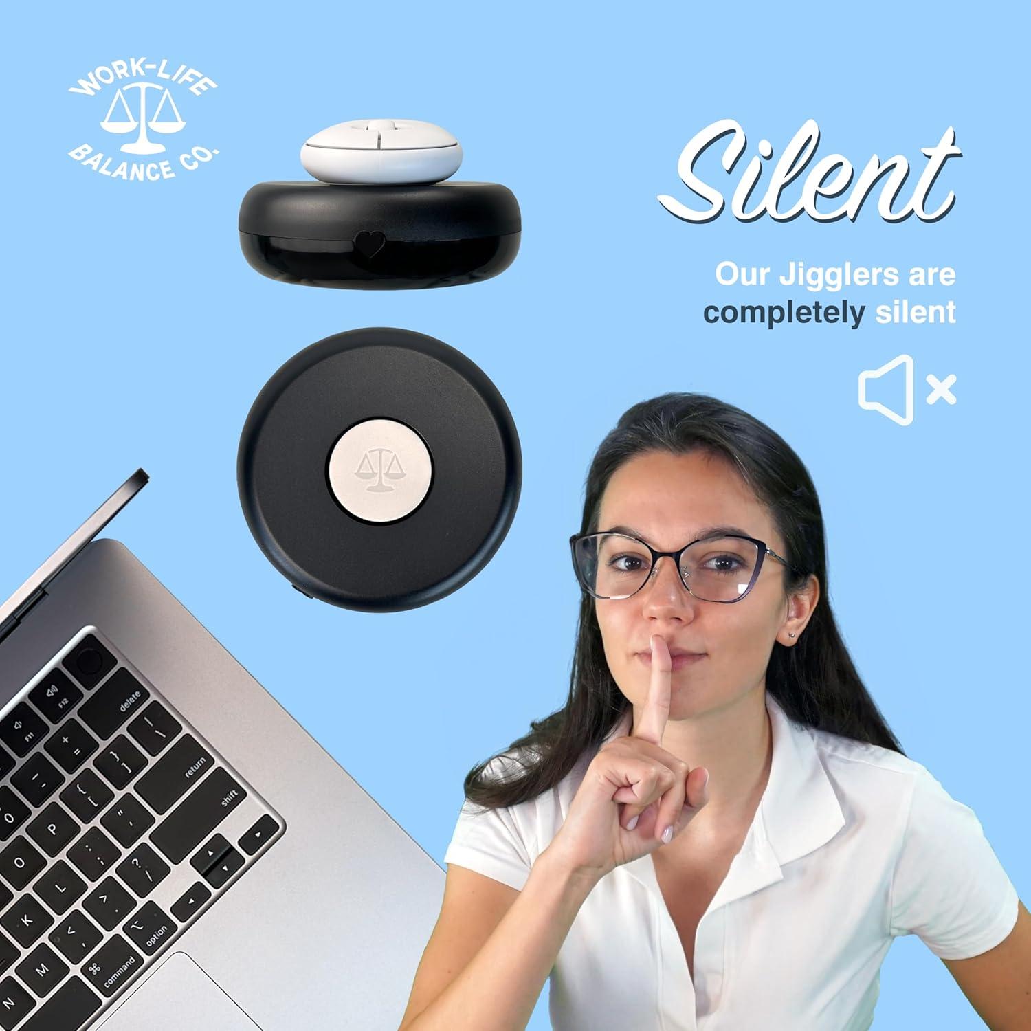 Jiggler de Ratón Mecánico Indetectable - Sin USB - Negro