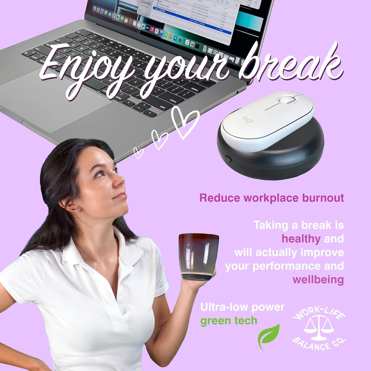 Jiggler de Ratón Mecánico Indetectable - Sin USB - Negro