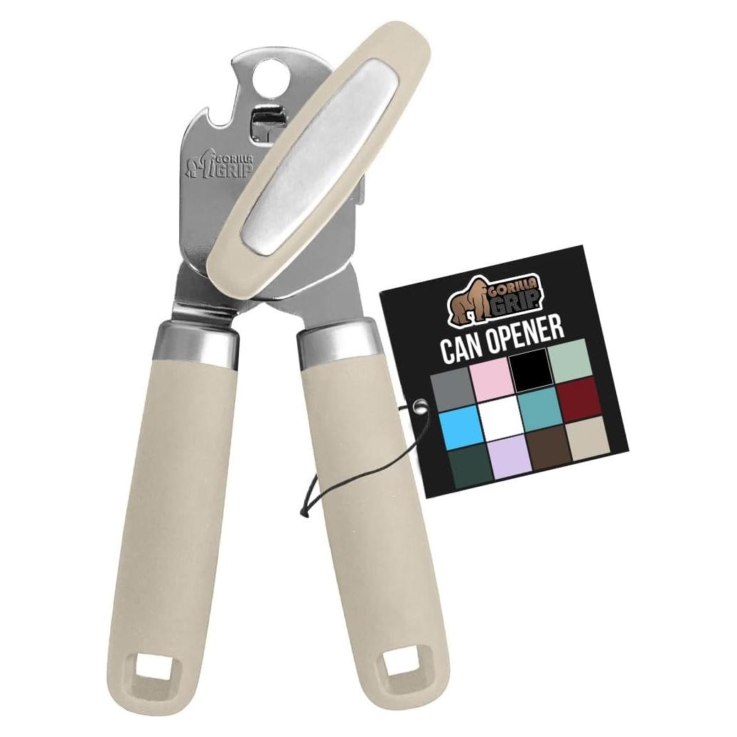 Abre Latas Manual GORILLA GRIP Acero Inoxidable Ergonomico