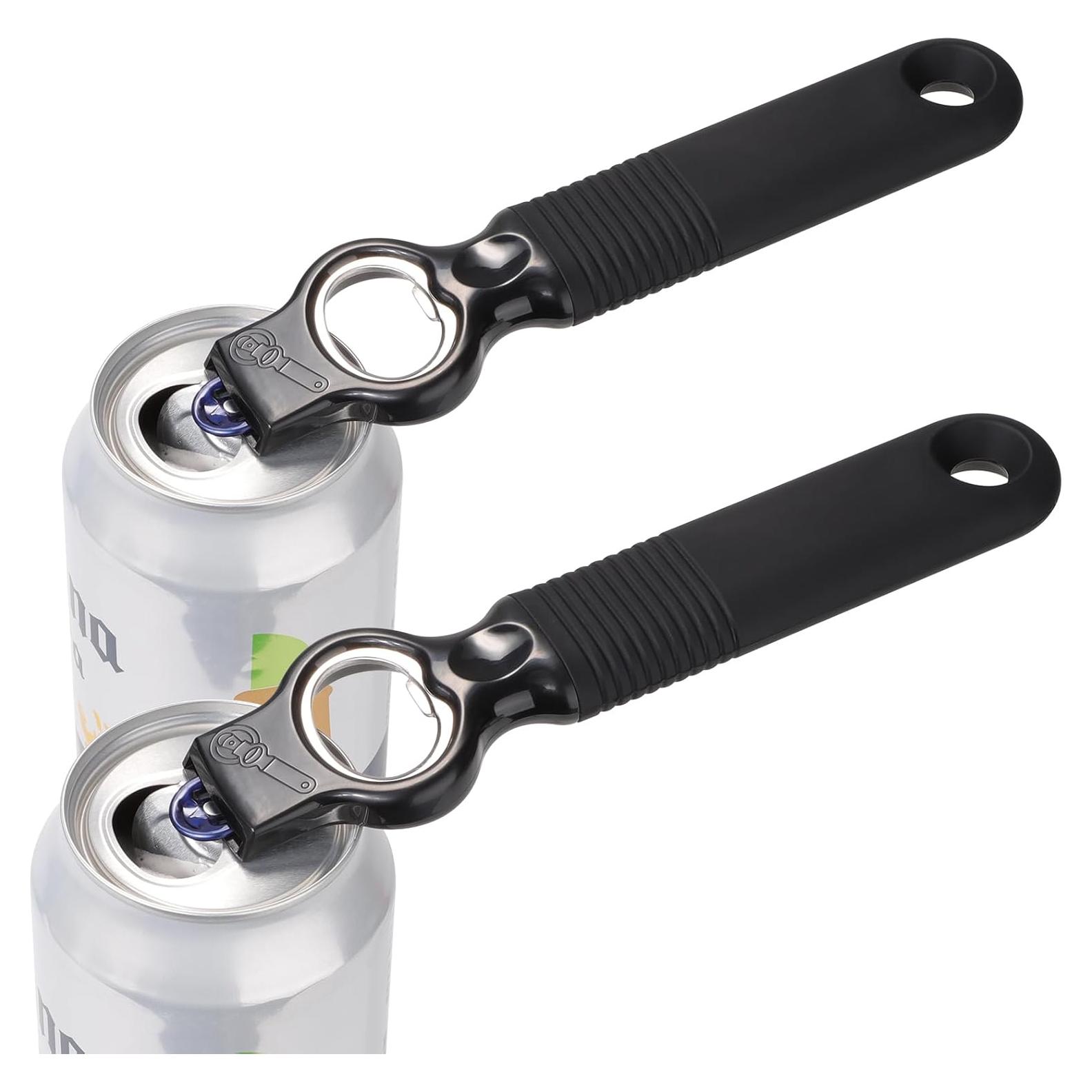 Abridor de Latas y Botellas DUNLAGUE 2 en 1 con Mango de Silicona