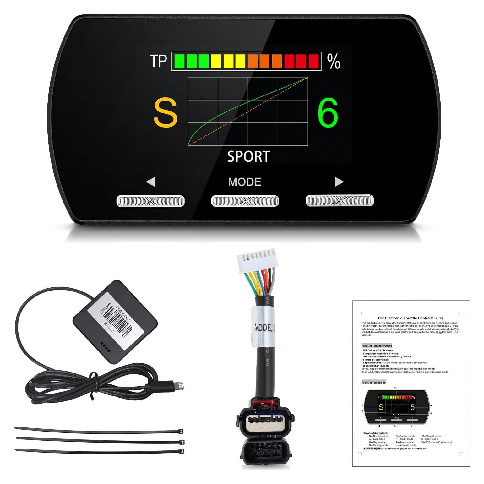 Controlador de Acelerador Electrónico MAIMEIMI 14 Modos