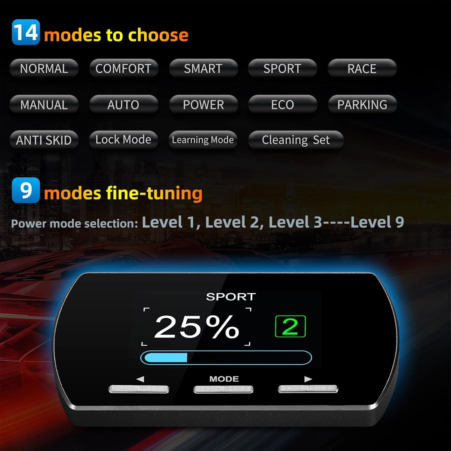 Controlador de Acelerador Electrónico MAIMEIMI 14 Modos