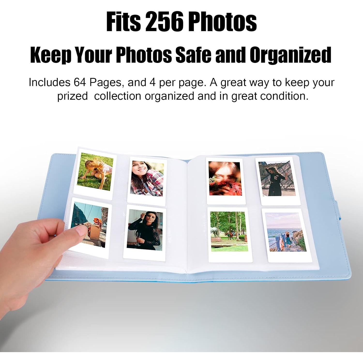 Álbum de Fotos Veicevol 256 Bolsillos para Fujifilm Instax Mini