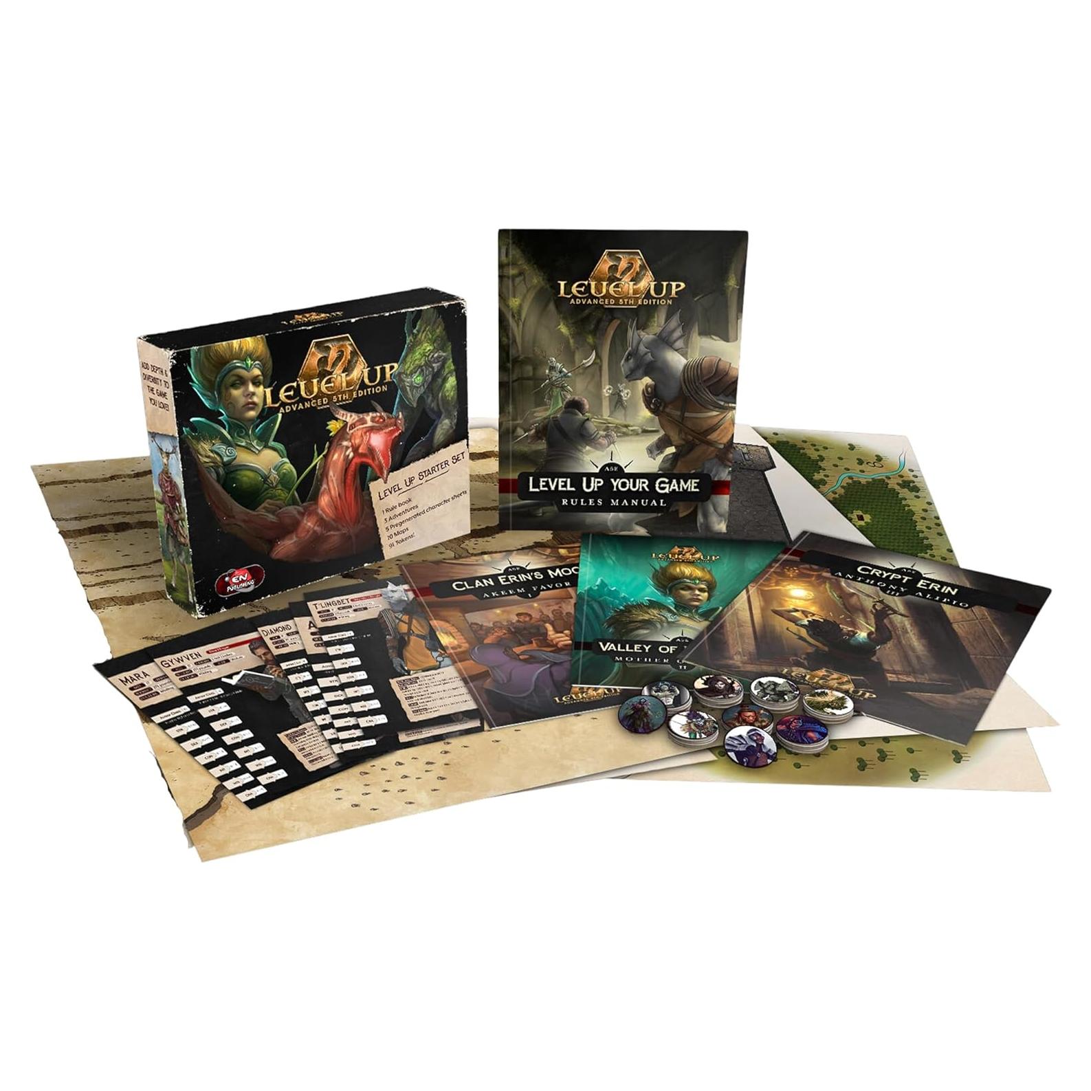 Caja de Inicio Level Up A5E - Juego de Rol de Mesa