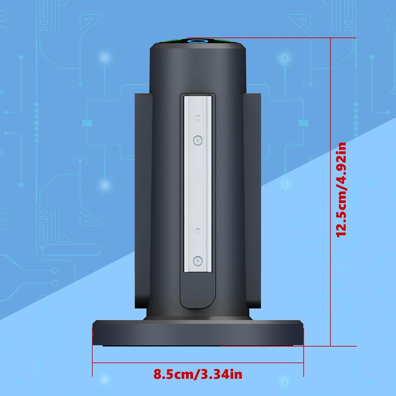 Dock de Carga HONCAM para Joycon Switch 4 en 1 Negro