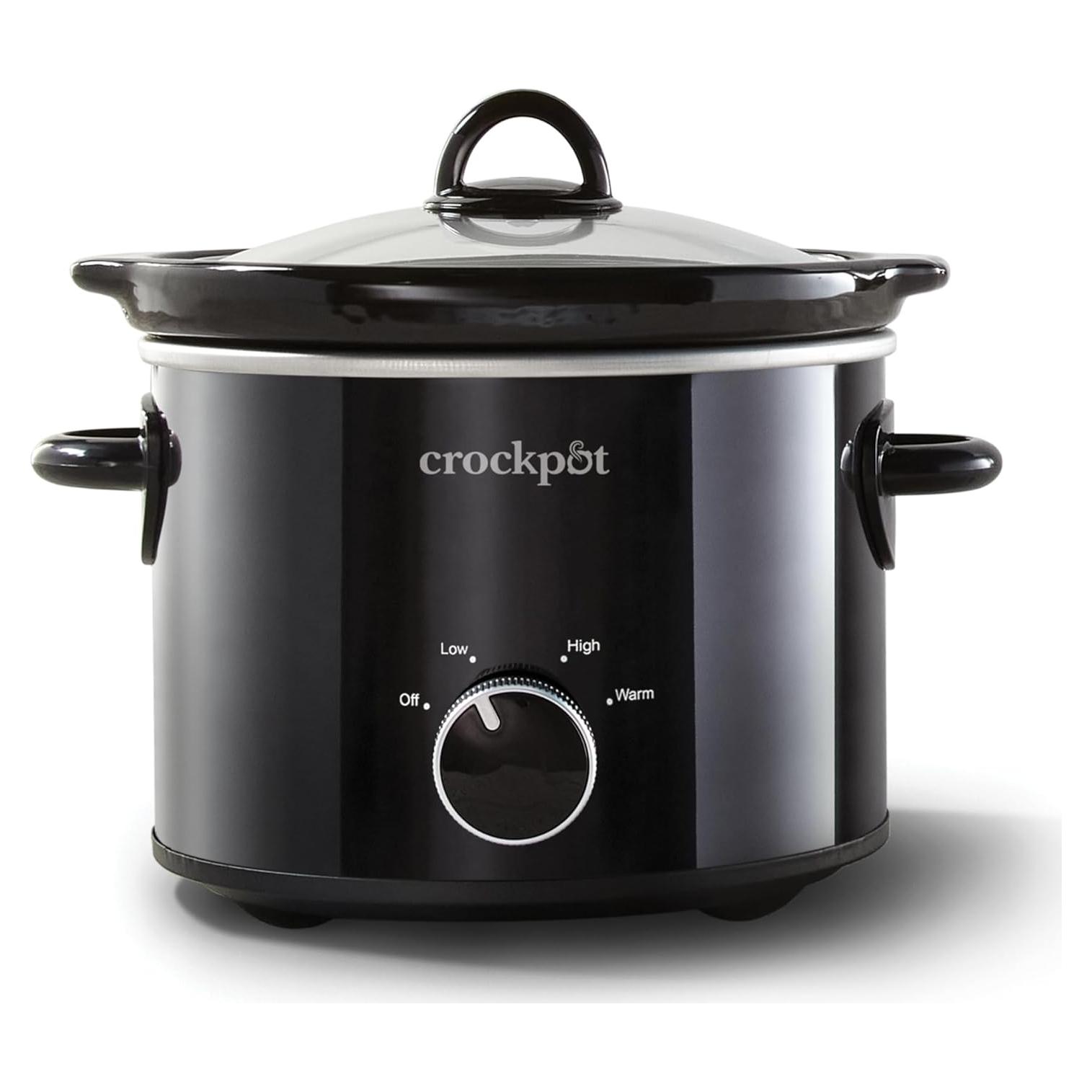 Olla de Cocción Lenta Crock-Pot 2 Cuartos Negra Manual