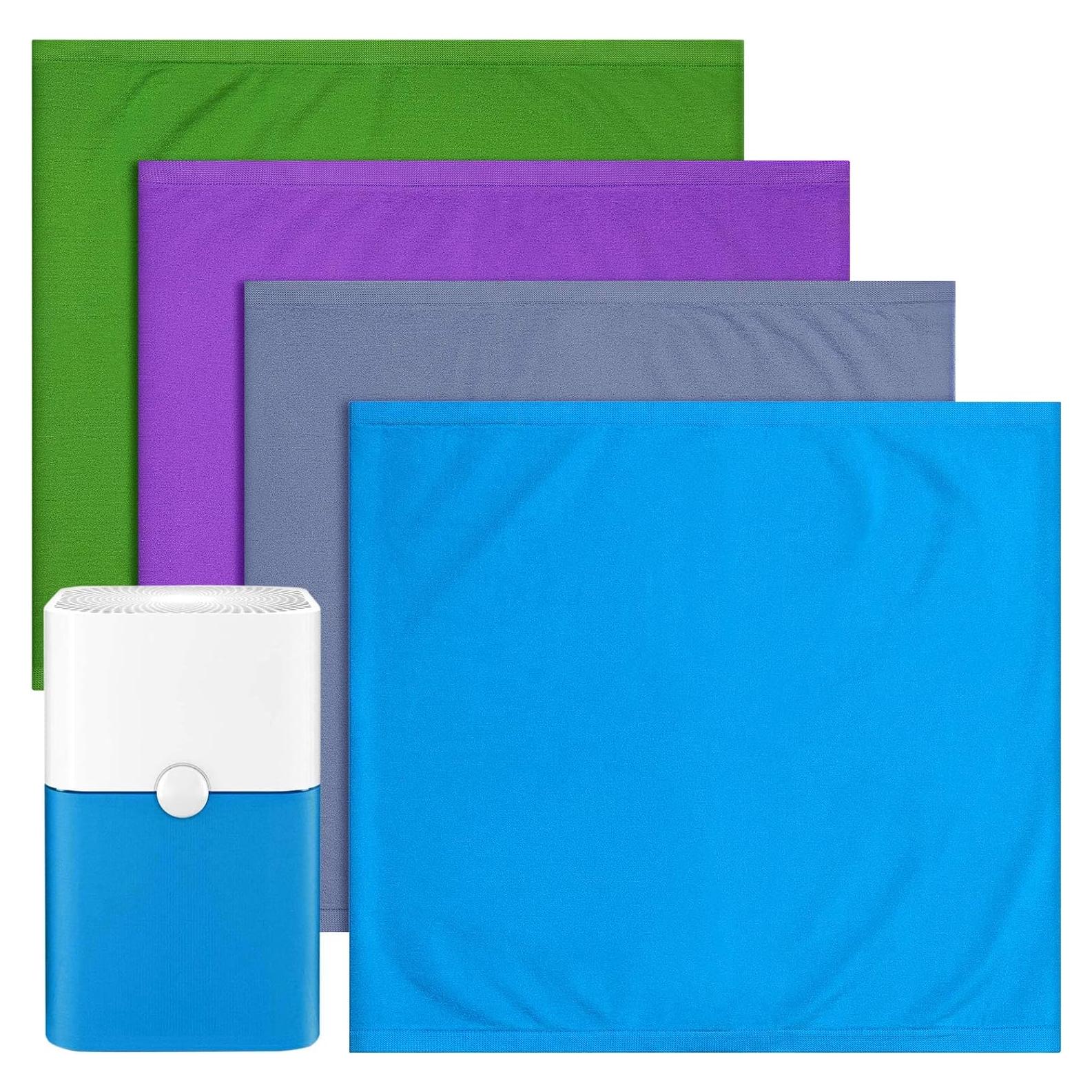 Paquete de 4 filtros prelavables Cabiclean 211+ para purificador Blueair