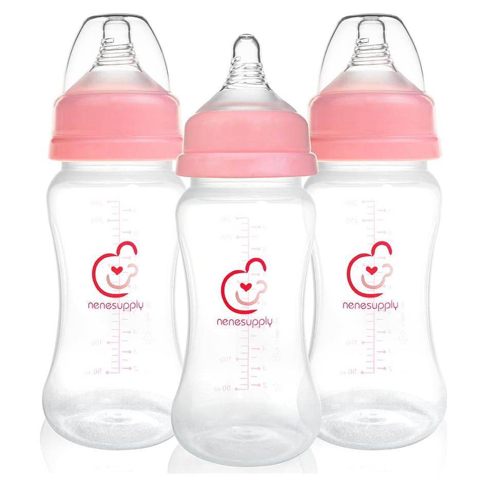 Botellas Nenesupply 9oz Anticólicos para Bebés 1+ Meses
