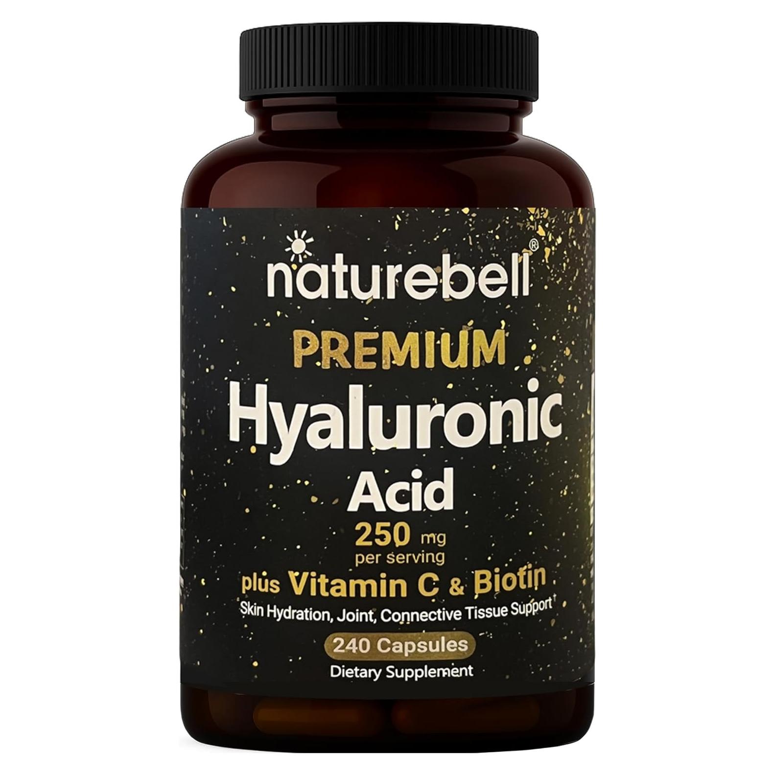 Suplemento Ácido Hialurónico NatureBell 250mg 240 Cápsulas