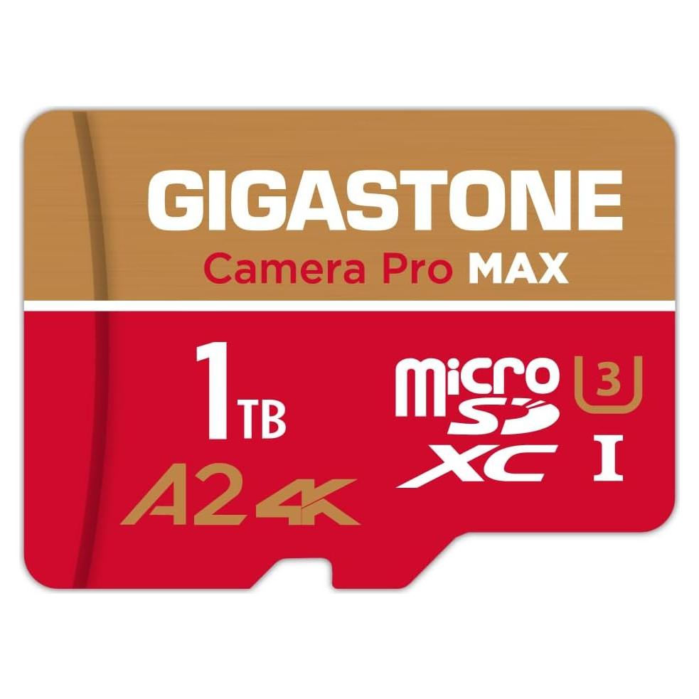 GIGASTONE Tarjeta Micro SD 1TB UHS-I U3 A2 V30 4K